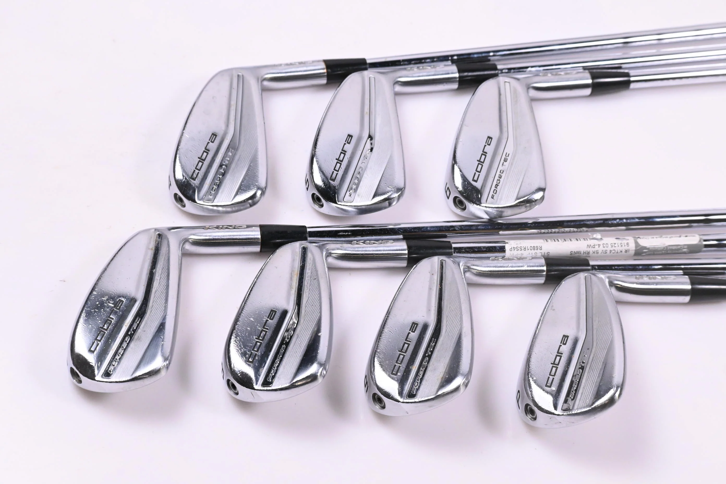 Cobra Forged Tec 2022 Irons / 4-PW / Stiff Flex KBS $-Taper Lite Shafts - Image 2