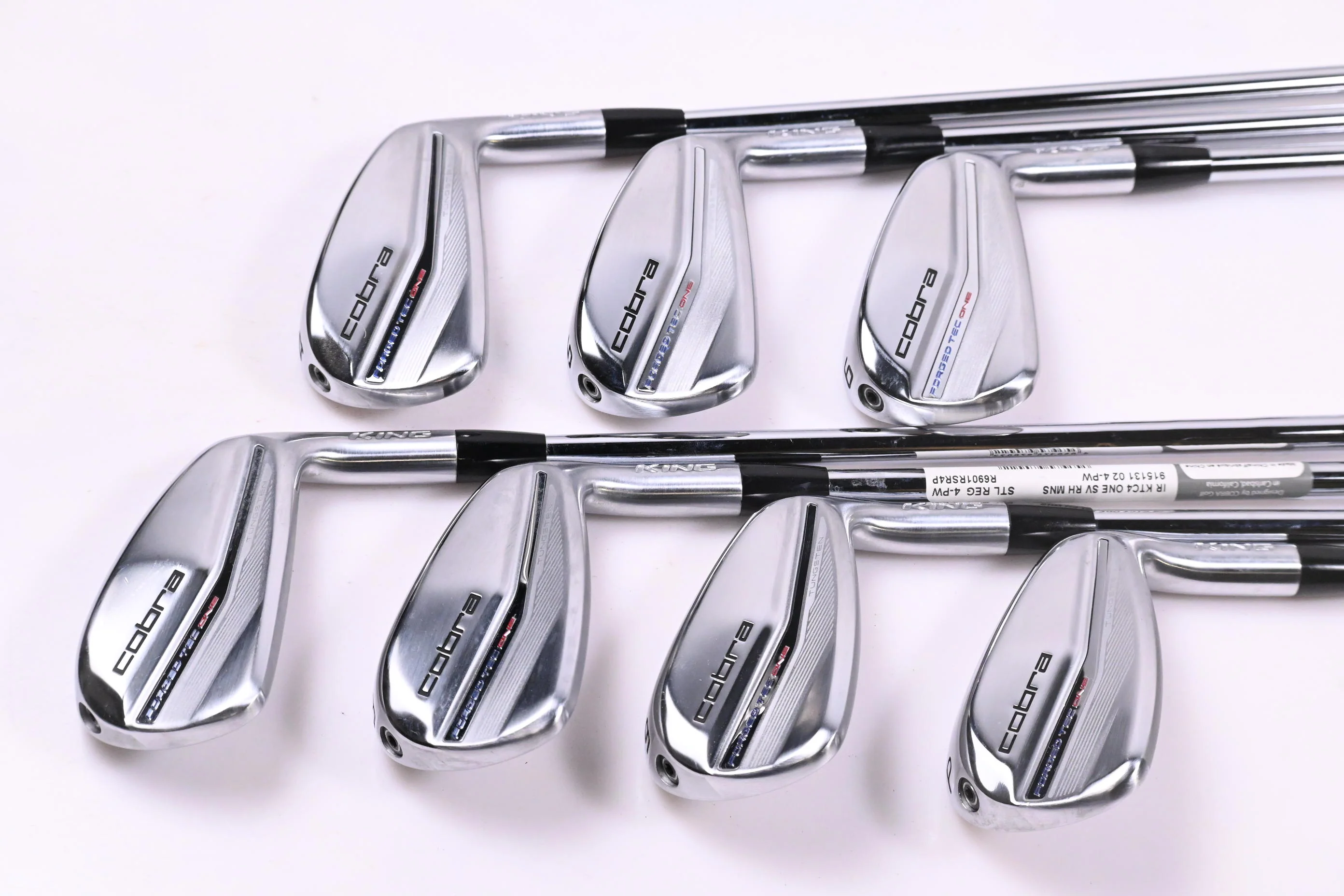 Cobra Forged Tec One Length 2022 Irons / 4-PW / Regular Flex KBS $-Taper Lite - Image 2