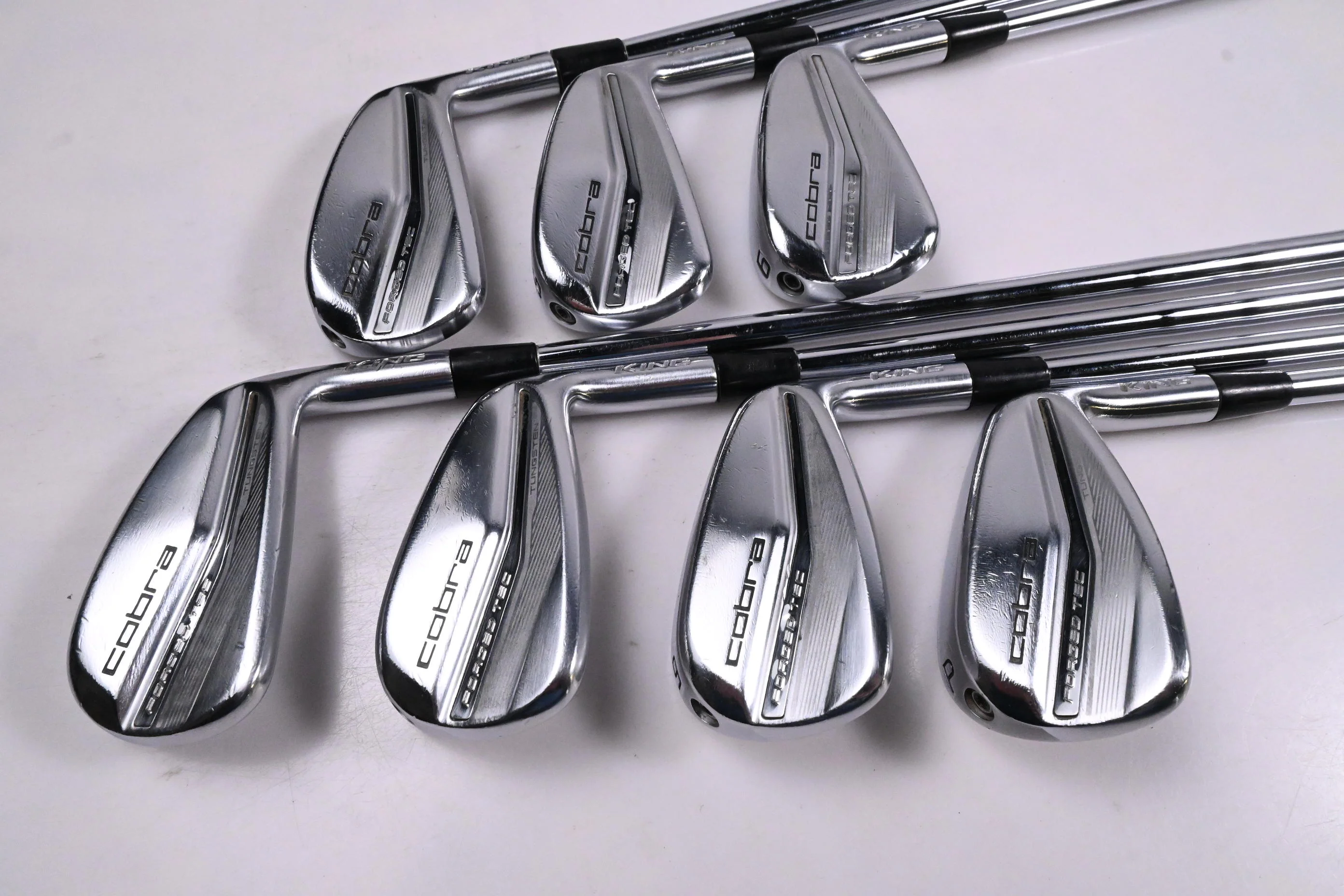 Cobra Forged Tec 2022 Irons / 4-PW / Stiff Flex KBS $-Taper Lite 100 Shafts - Image 2