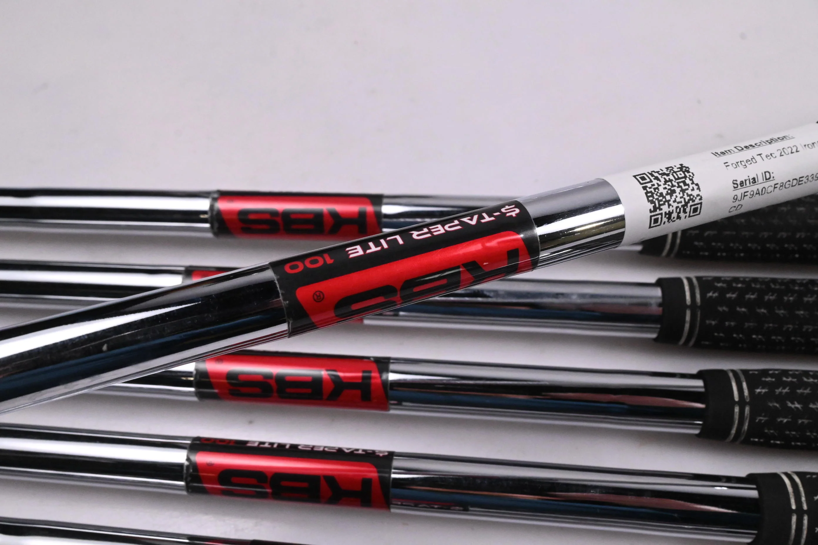 Cobra Forged Tec 2022 Irons / 4-PW / Stiff Flex KBS $-Taper Lite 100 Shafts - Image 5