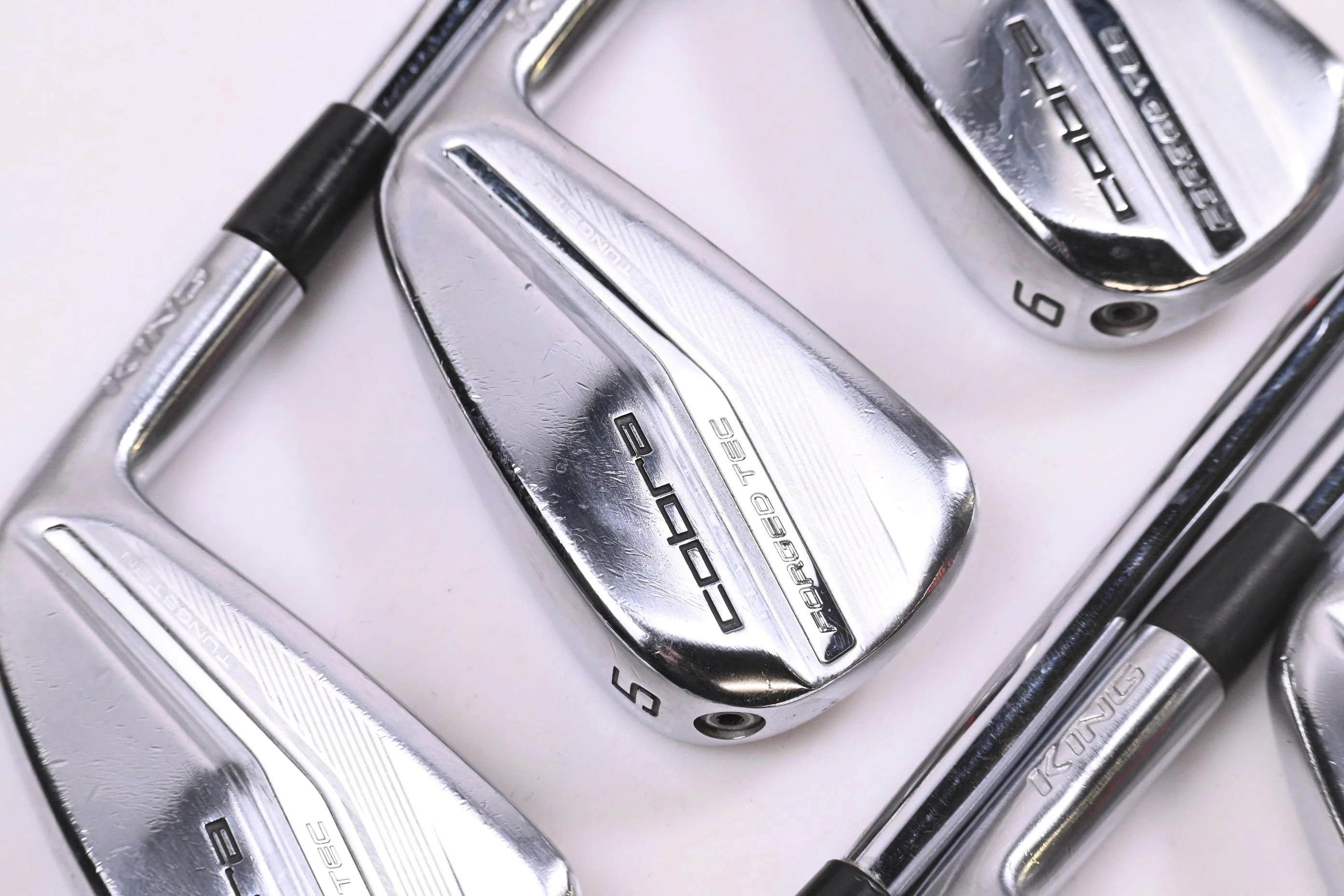 Cobra Forged Tec 2022 Irons / 4-PW / Stiff Flex KBS Tour 90 Shafts