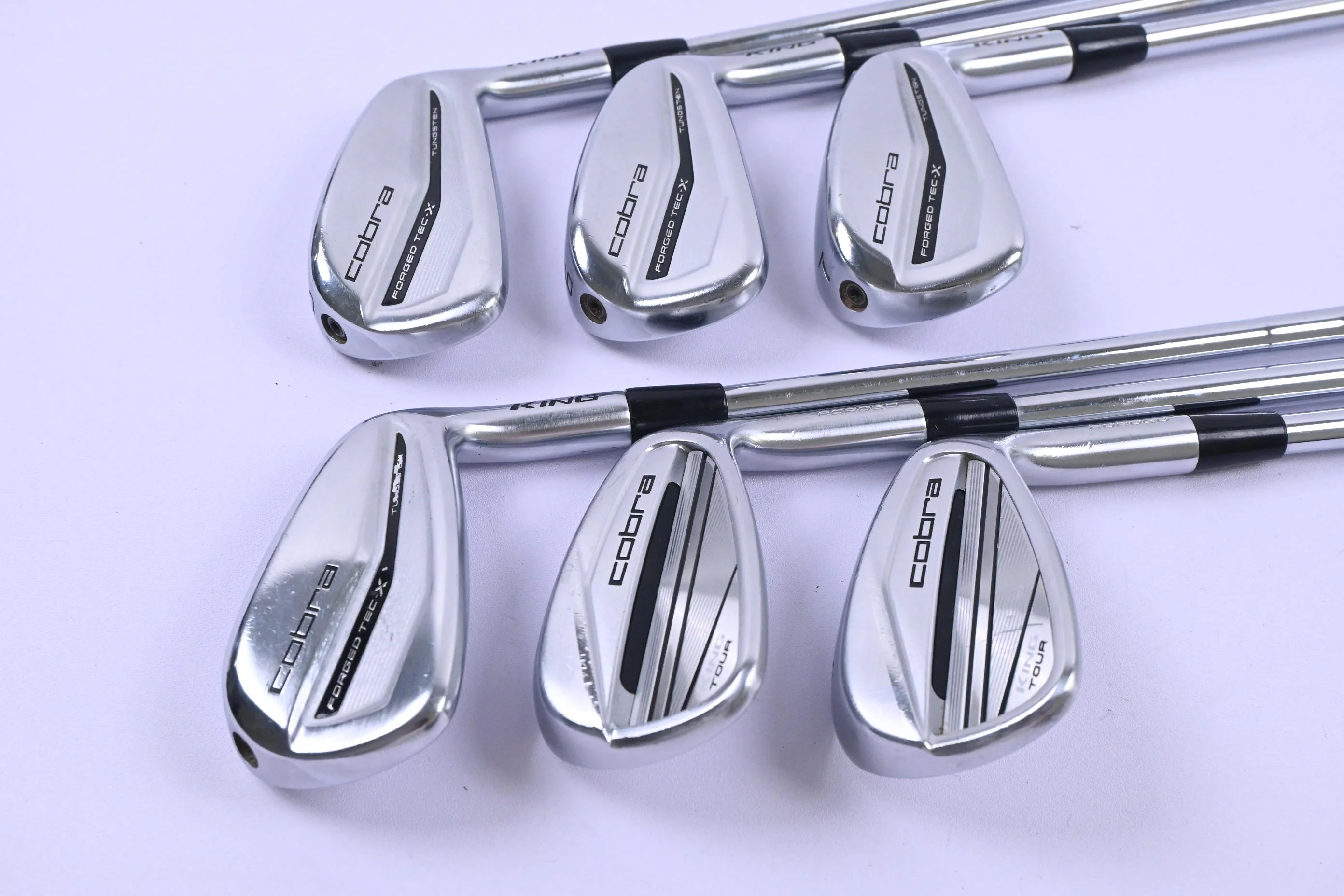 Cobra Forged Tec X 2022 Irons / 5-PW / Stiff Flex KBS Tour 90 Shafts - Image 2