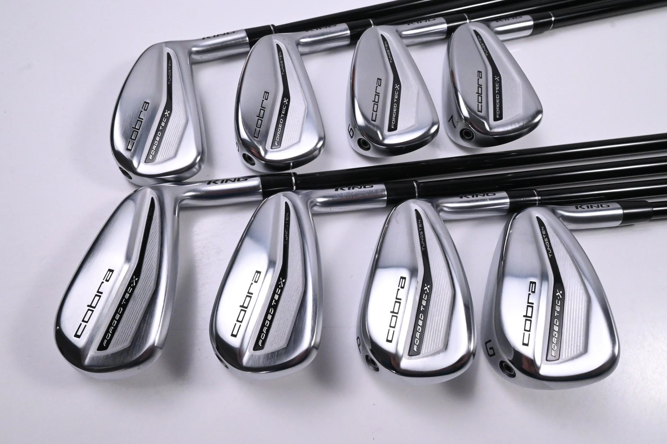 Cobra Forged Tec X 2022 Irons / 4-PW+GW / Regular Flex Fujikura Air Speeder 50 - Image 2