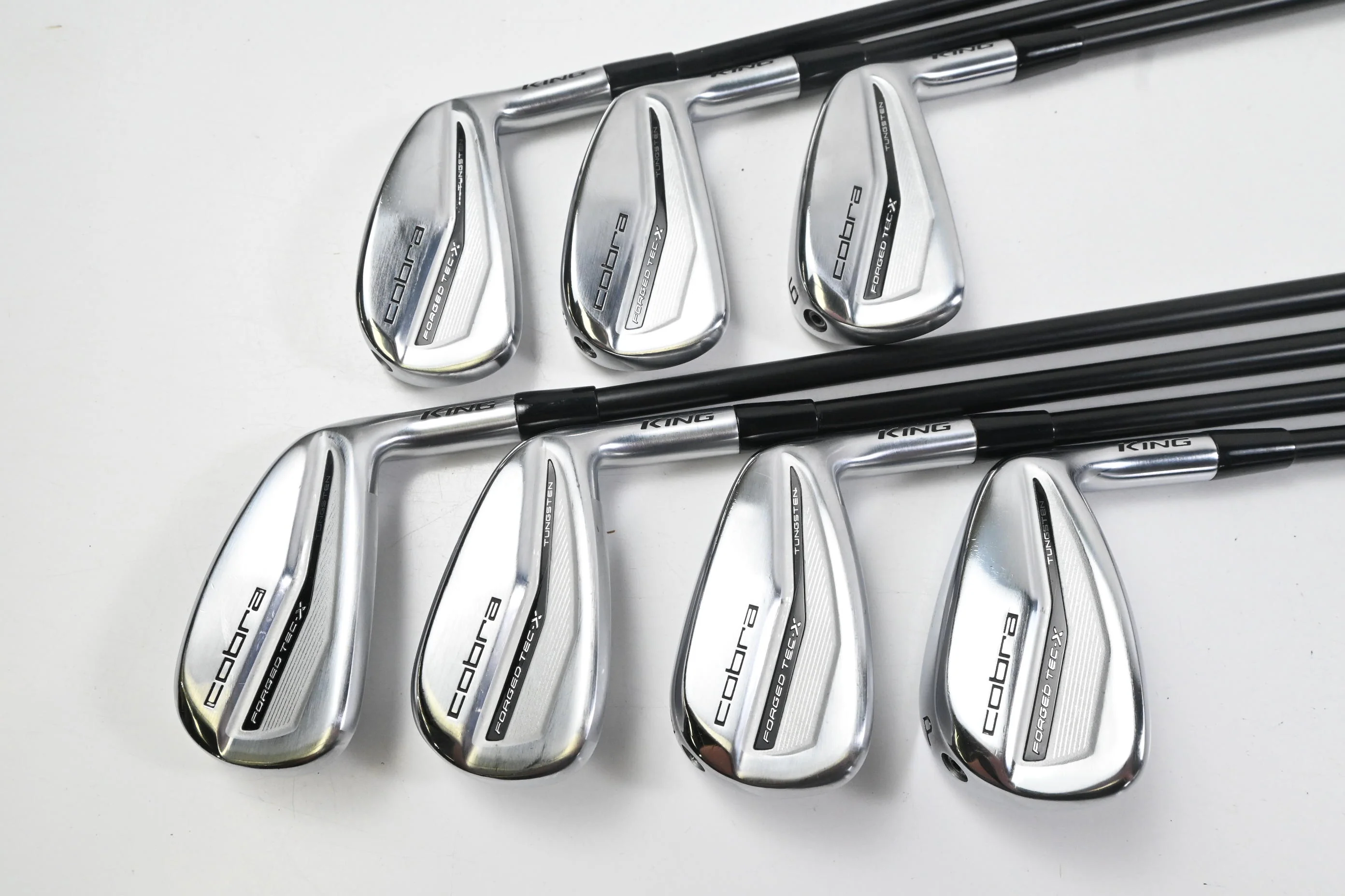 Cobra Forged Tec X 2022 Irons / 4-PW / Stiff Flex KBS TGI 85 Shafts - Image 2