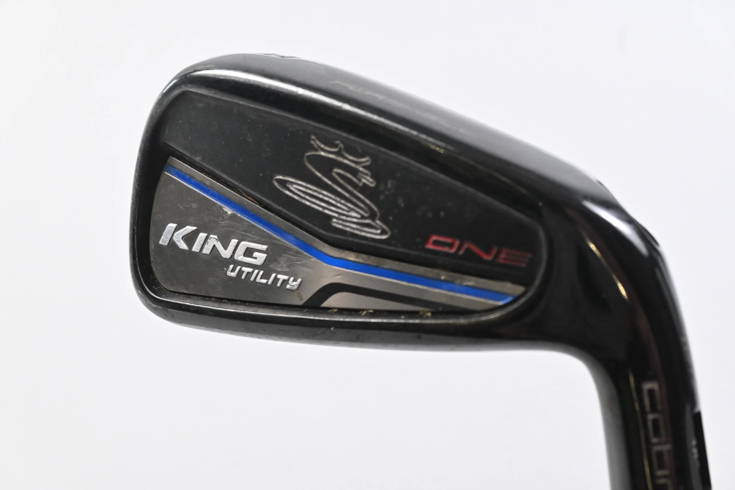 Cobra King Black One Length Utility #3 Iron / 18-21 Degree / Stiff Flex AMT S300