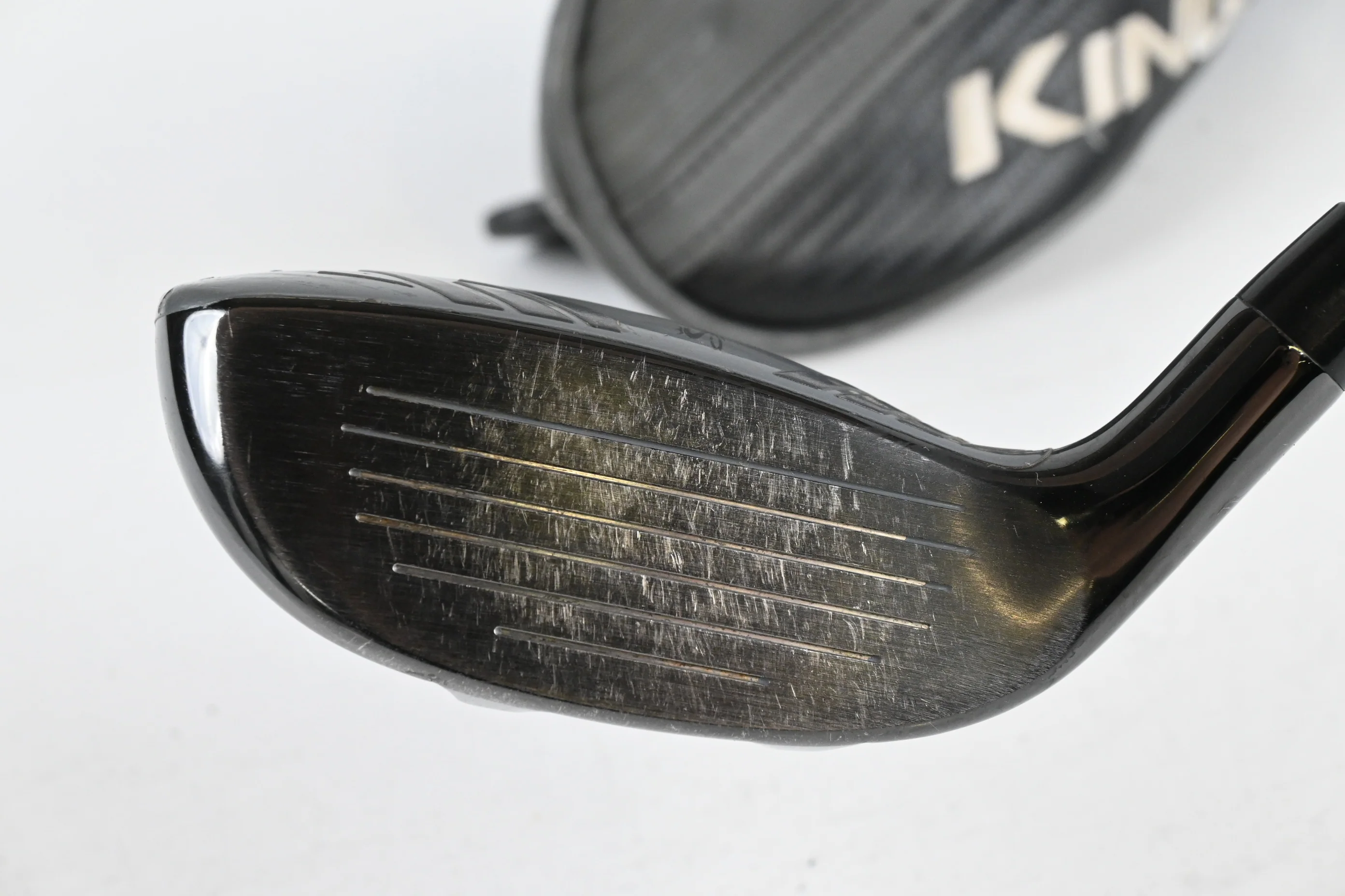 Cobra King F8 #5 Hybrid / 25 Degree / Regular Flex Aldila Rogue Silver Pro 75 - Image 4