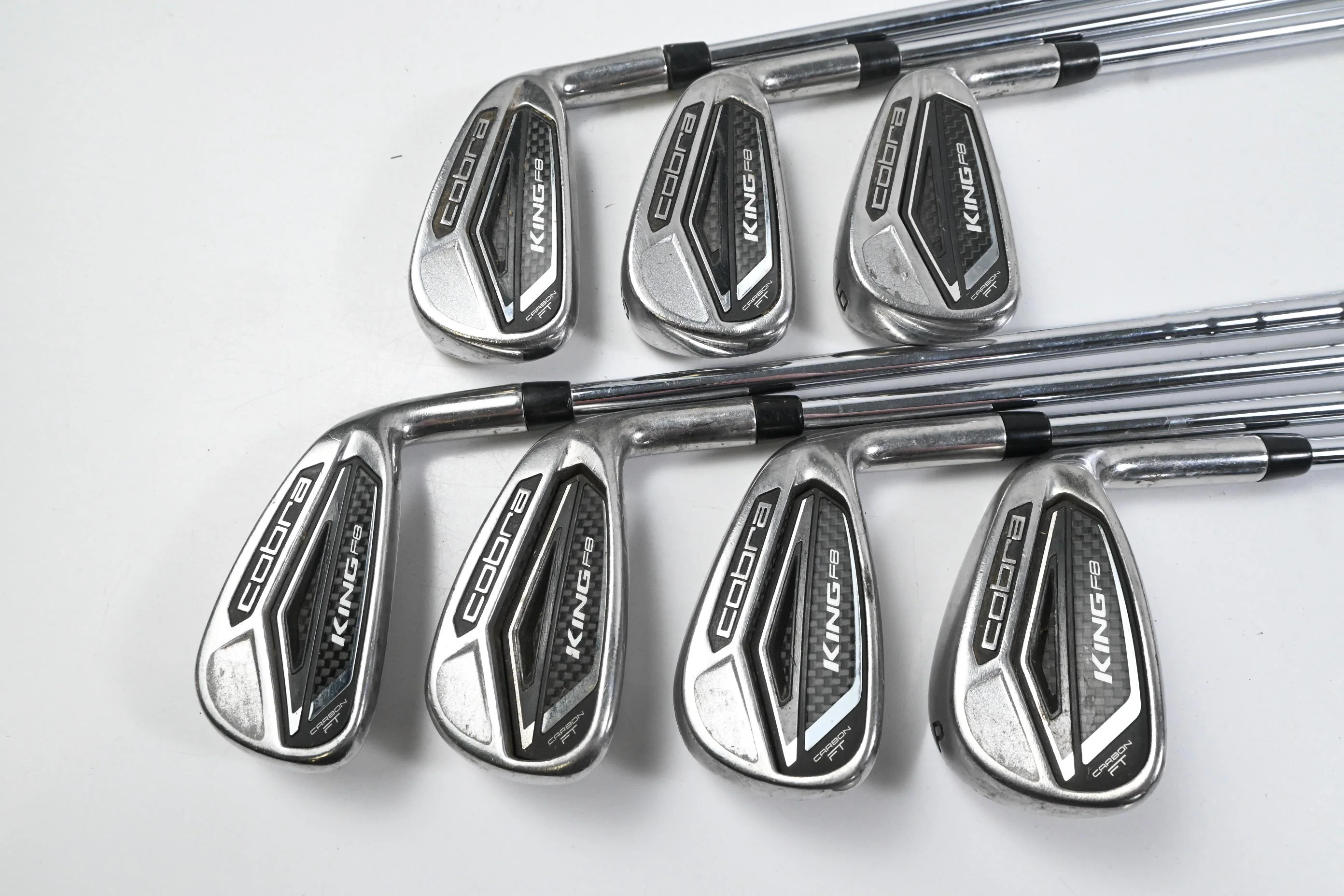 Cobra King F8 Irons / 4-PW / Stiff Flex XP 90 Shafts - Image 2