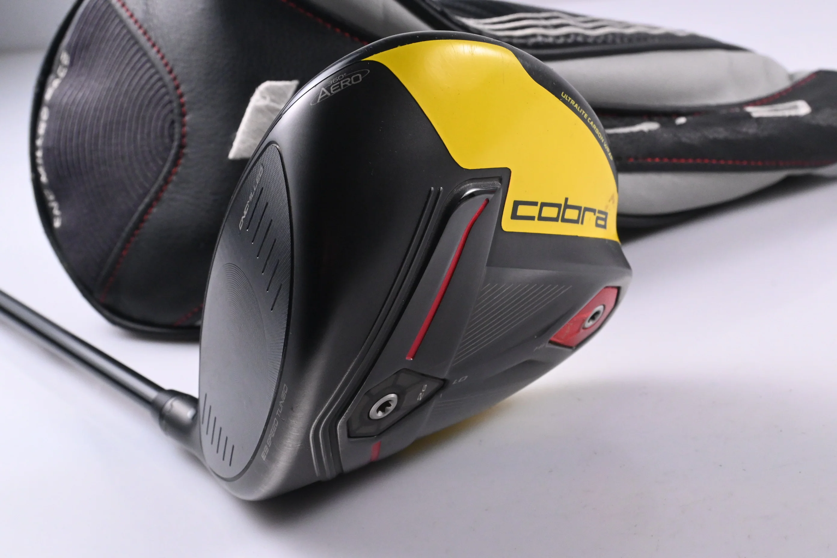 Left Hand Cobra King F9 Driver / 10.5 Degree / Stiff Flex Fujikura Atmos Tour Spec