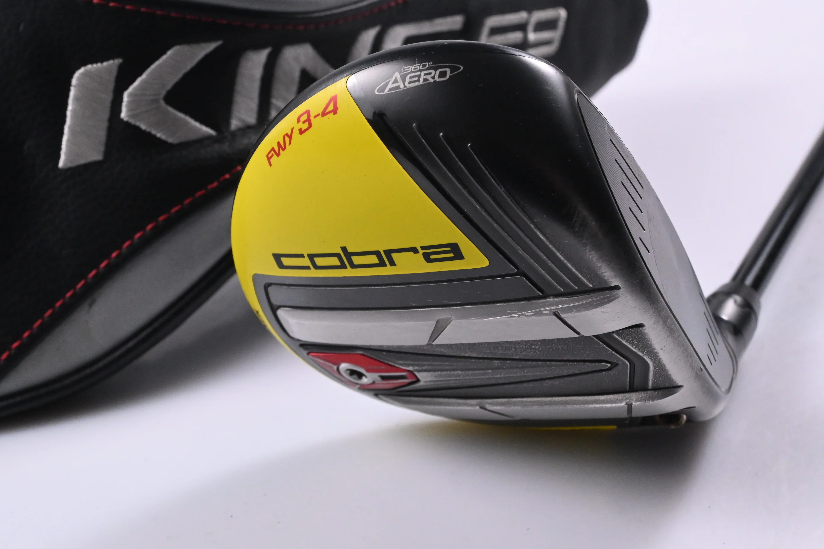 Cobra King F9 #3 Wood / 14.5 Degree / Stiff Flex Fujikura Atmos Blue 7 Shaft