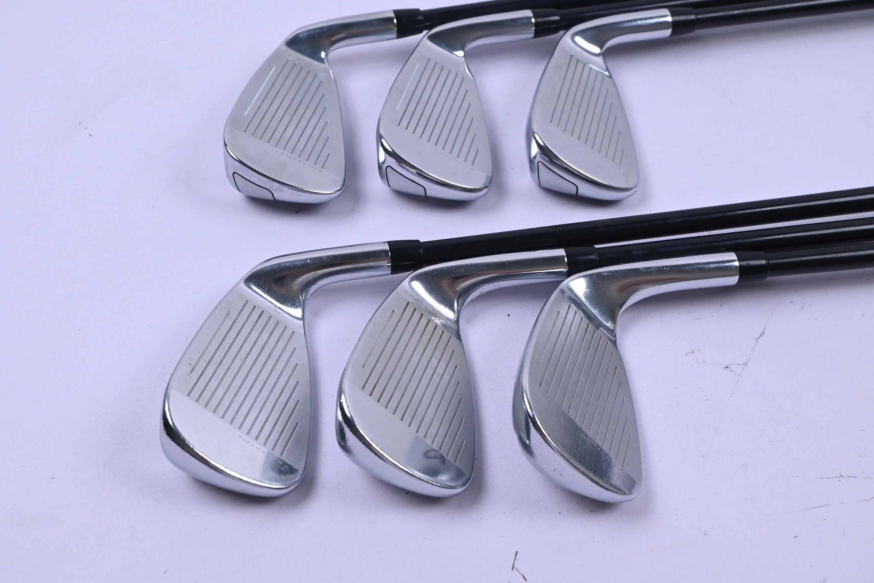 Left Hand Cobra King F9 Irons / 5-PW / Regular Flex Fujikura Atmos Sliver 6 Shafts - Image 3