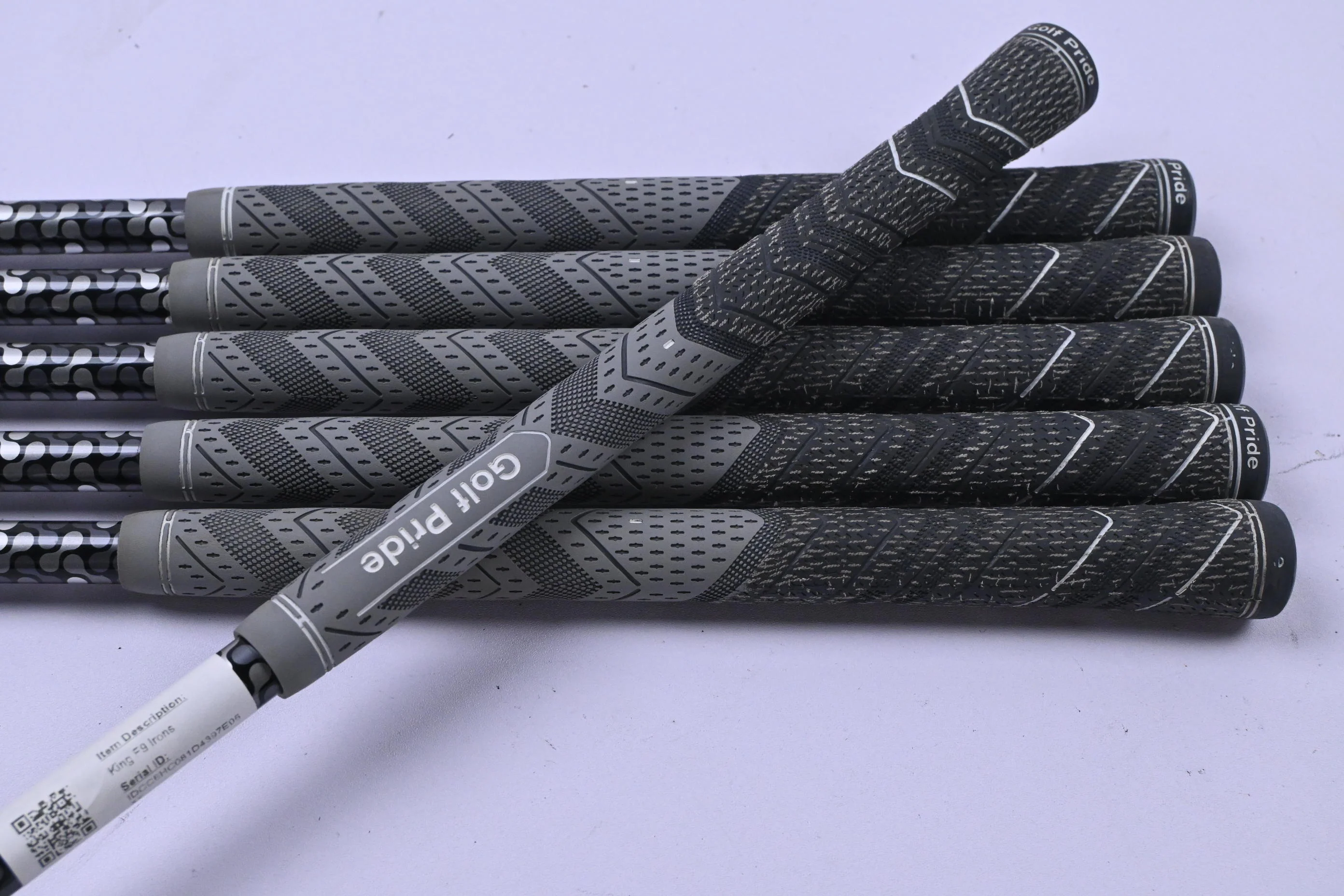 Left Hand Cobra King F9 Irons / 5-PW / Regular Flex Fujikura Atmos Sliver 6 Shafts - Image 7