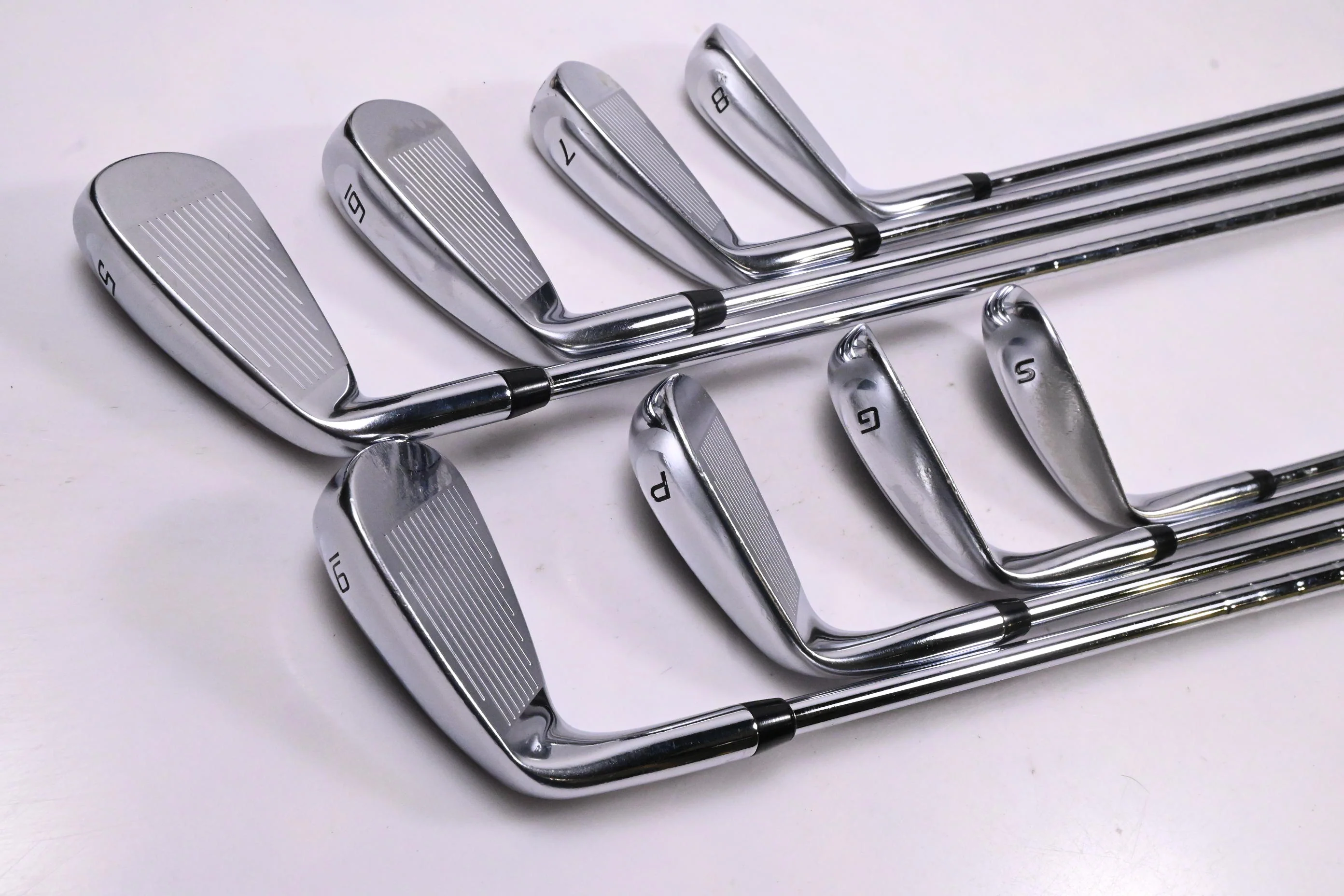 Cobra King F9 Irons / 5-PW+GW+SW / Regular Flex KBS Tour 90 Shafts - Image 4