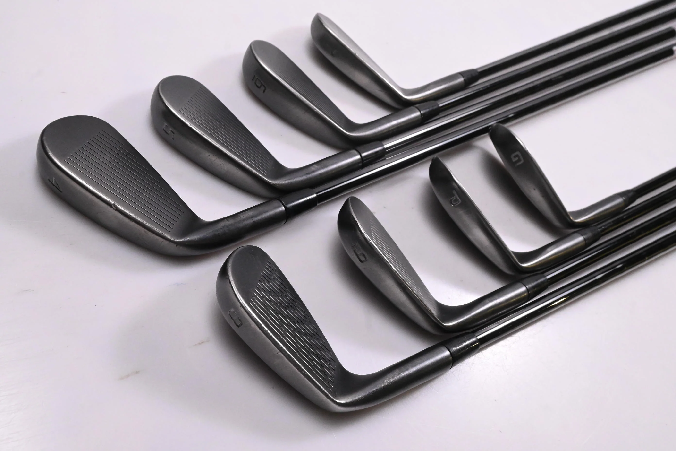Cobra King Forged CB/MB 2019 Black Irons / 4-PW+GW / Stiff Flex KBS $-Taper 120 - Image 4