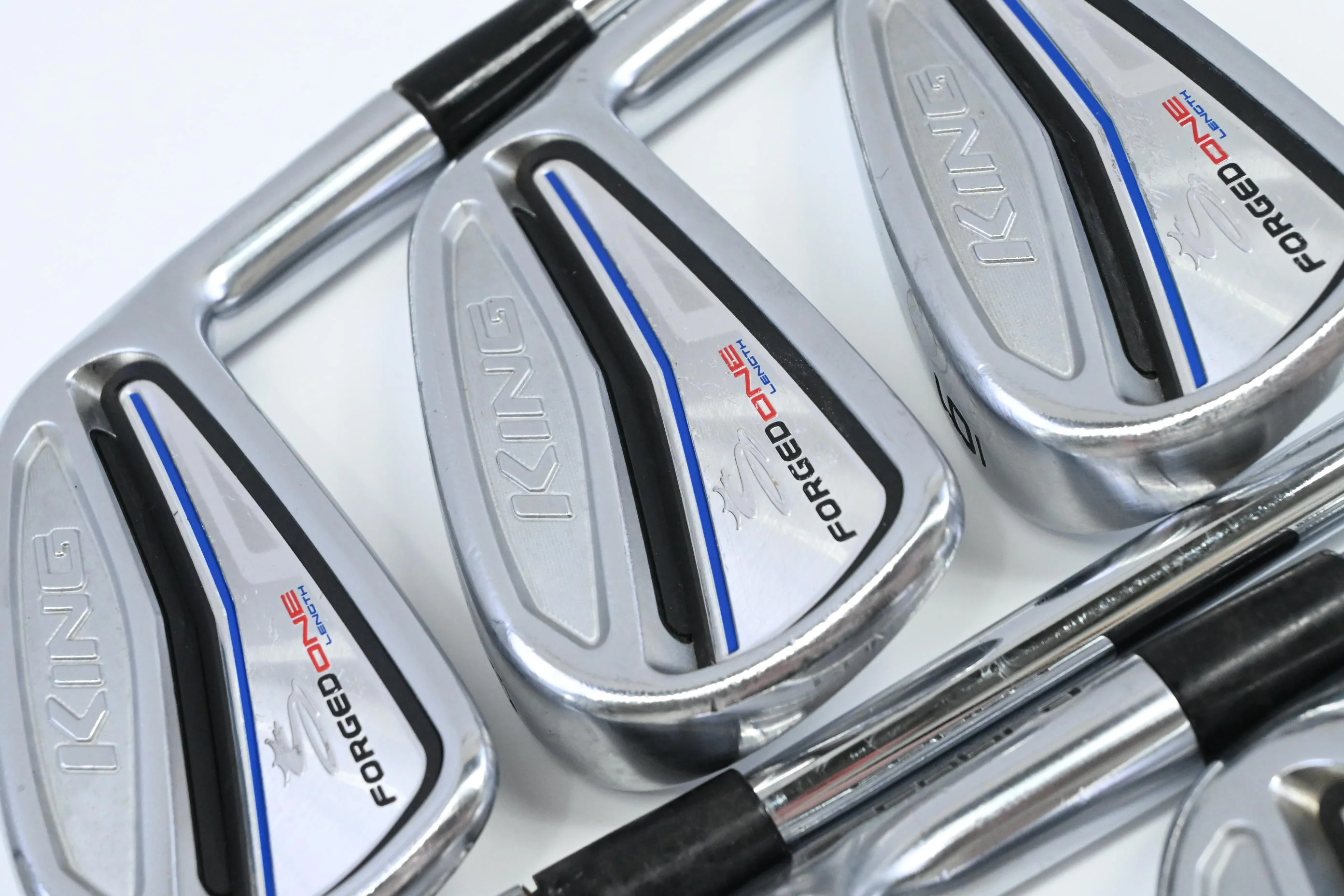 Cobra King Forged One Length Irons / 4-PW / Stiff Flex KBS Tour FLT 120 Shaft