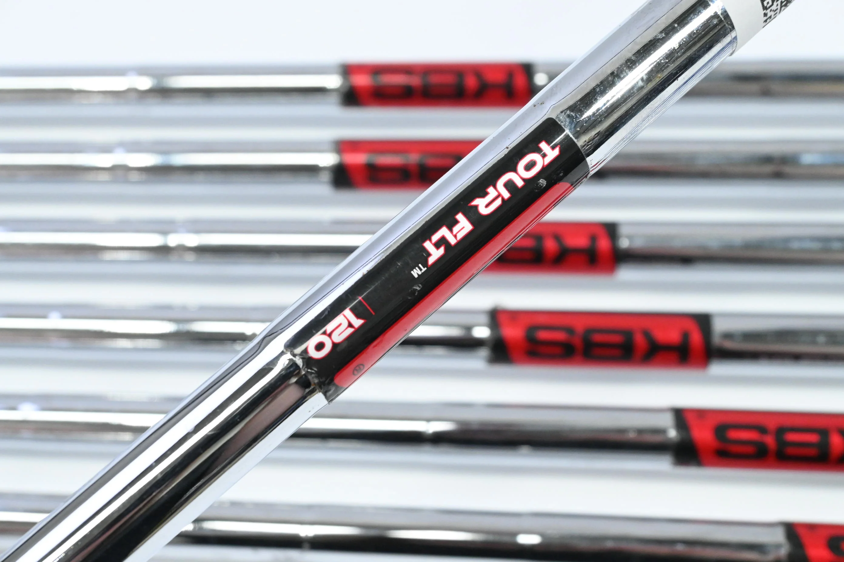 Cobra King Forged One Length Irons / 4-PW / Stiff Flex KBS Tour FLT 120 Shaft - Image 5