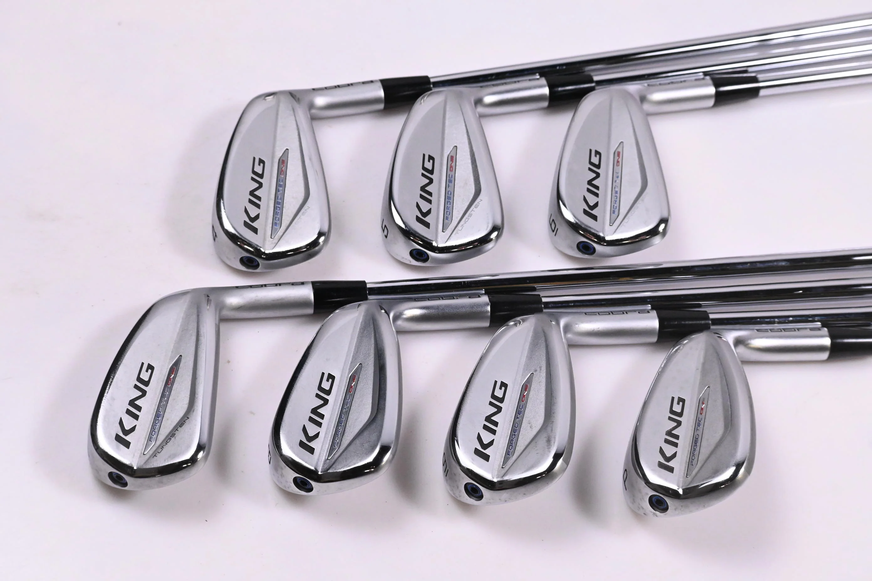 Cobra King Forged Tec One Length 2020 Irons / 4-PW / Stiff Flex KBS $-Taper Lite - Image 2
