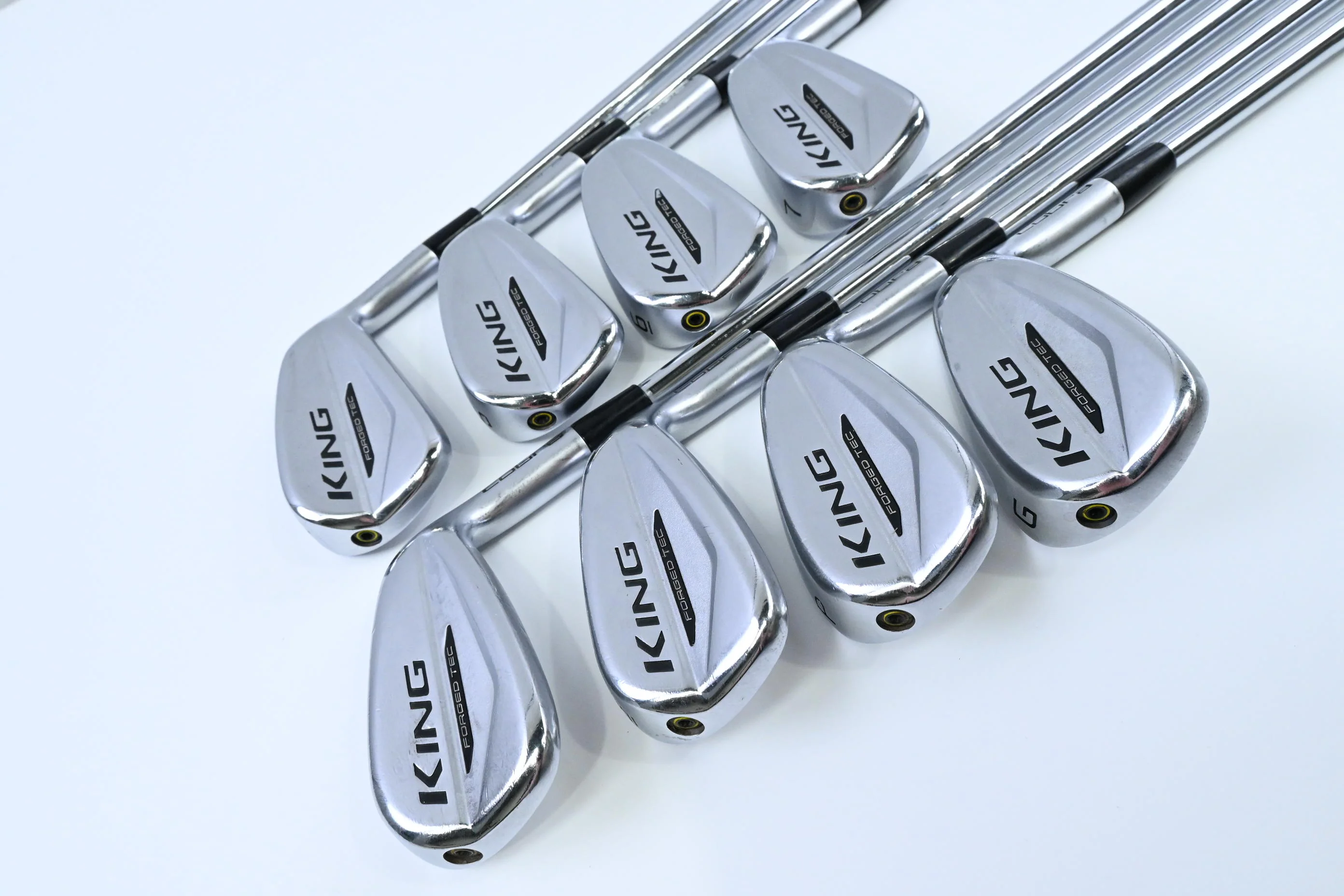 Cobra King Forged Tec 2020 Irons / 4-PW+GW / Stiff Flex KBS $-Taper Lite 100 - Image 2