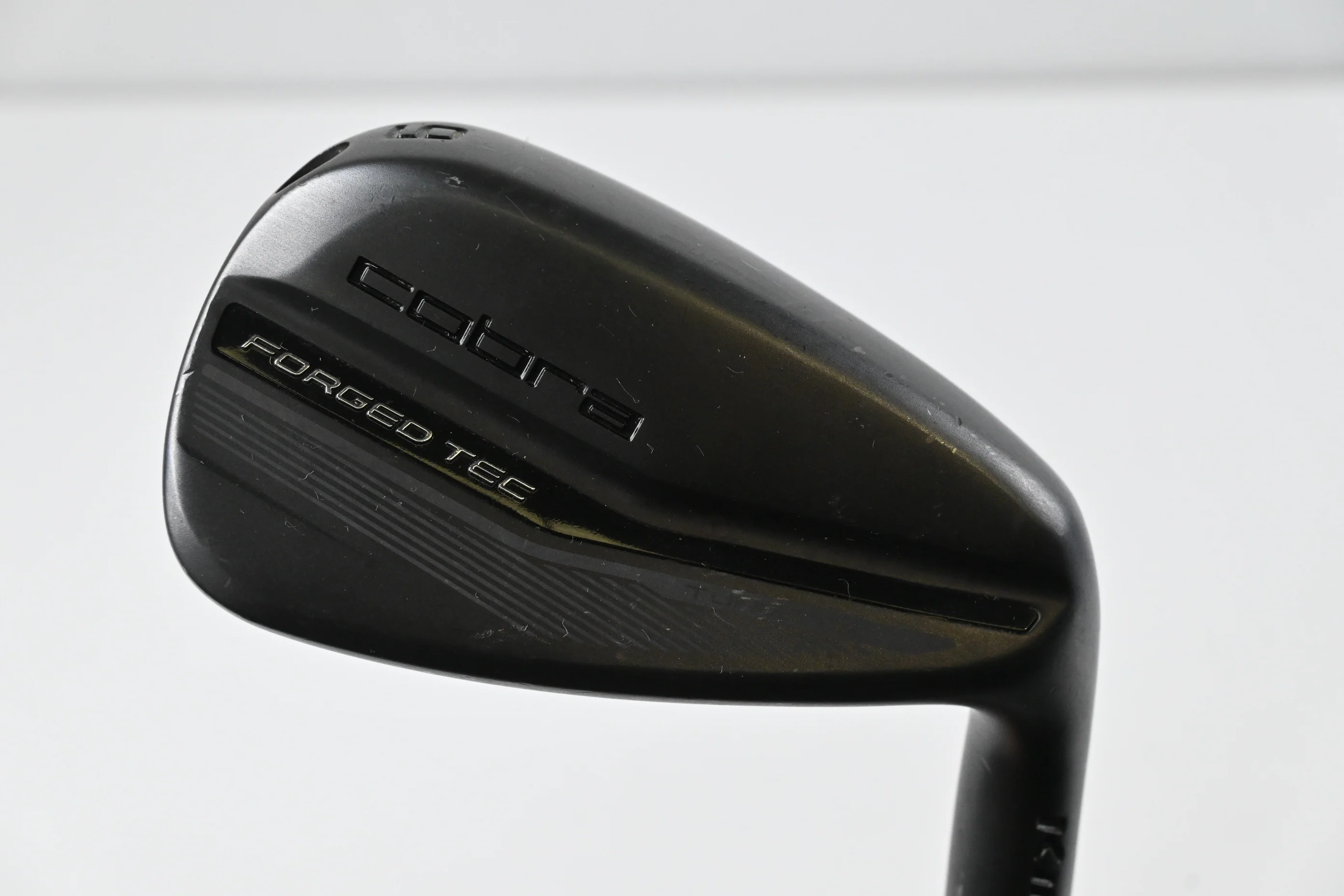 Cobra King Forged Tec 2023 Black #9 Iron / Stiff Flex KBS $-Taper Lite Shaft
