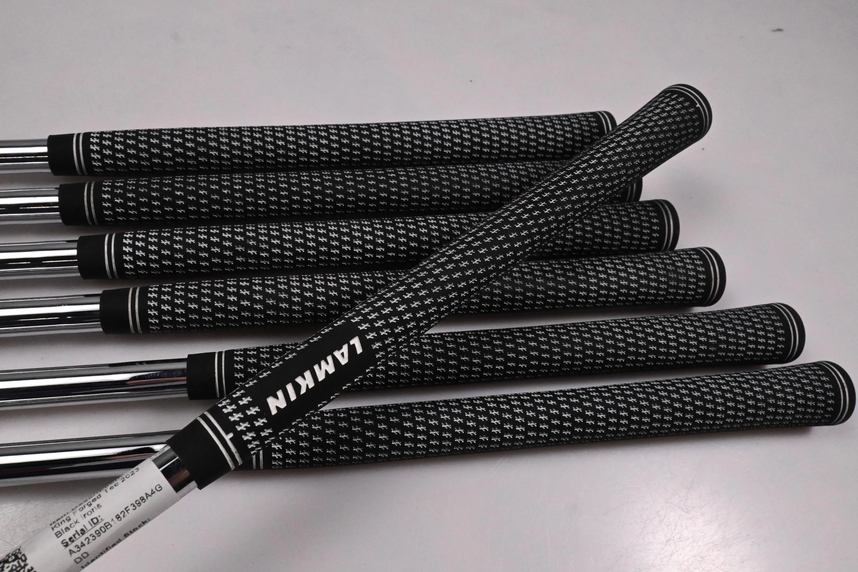 Cobra King Forged Tec 2023 Black Irons / 4-PW / Stiff Flex KBS $-Taper 120 - Image 7