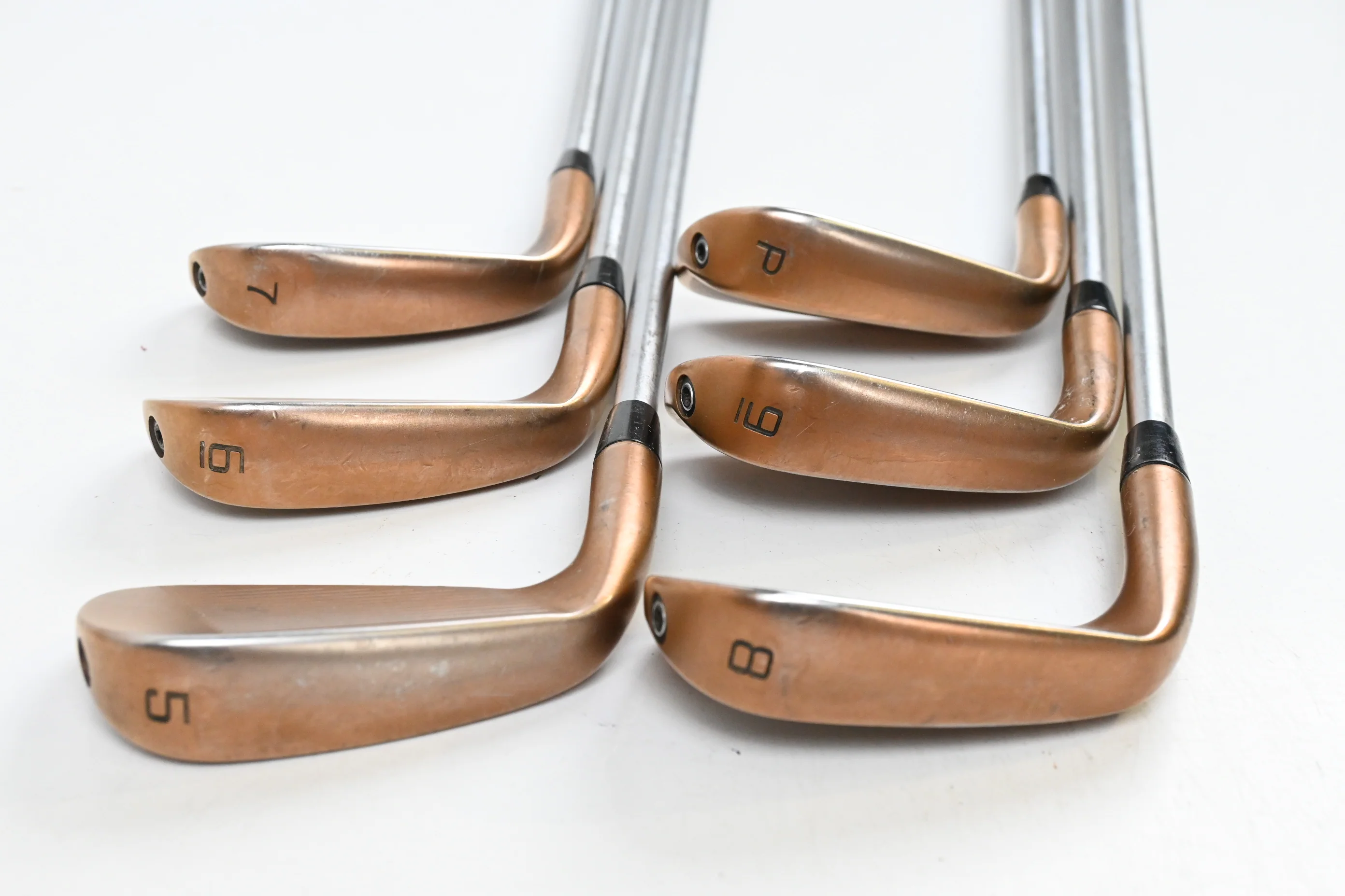 Cobra King Forged Tec Copper Irons / 5-PW / Stiff Flex KBS C-Taper 110 Shafts - Image 4