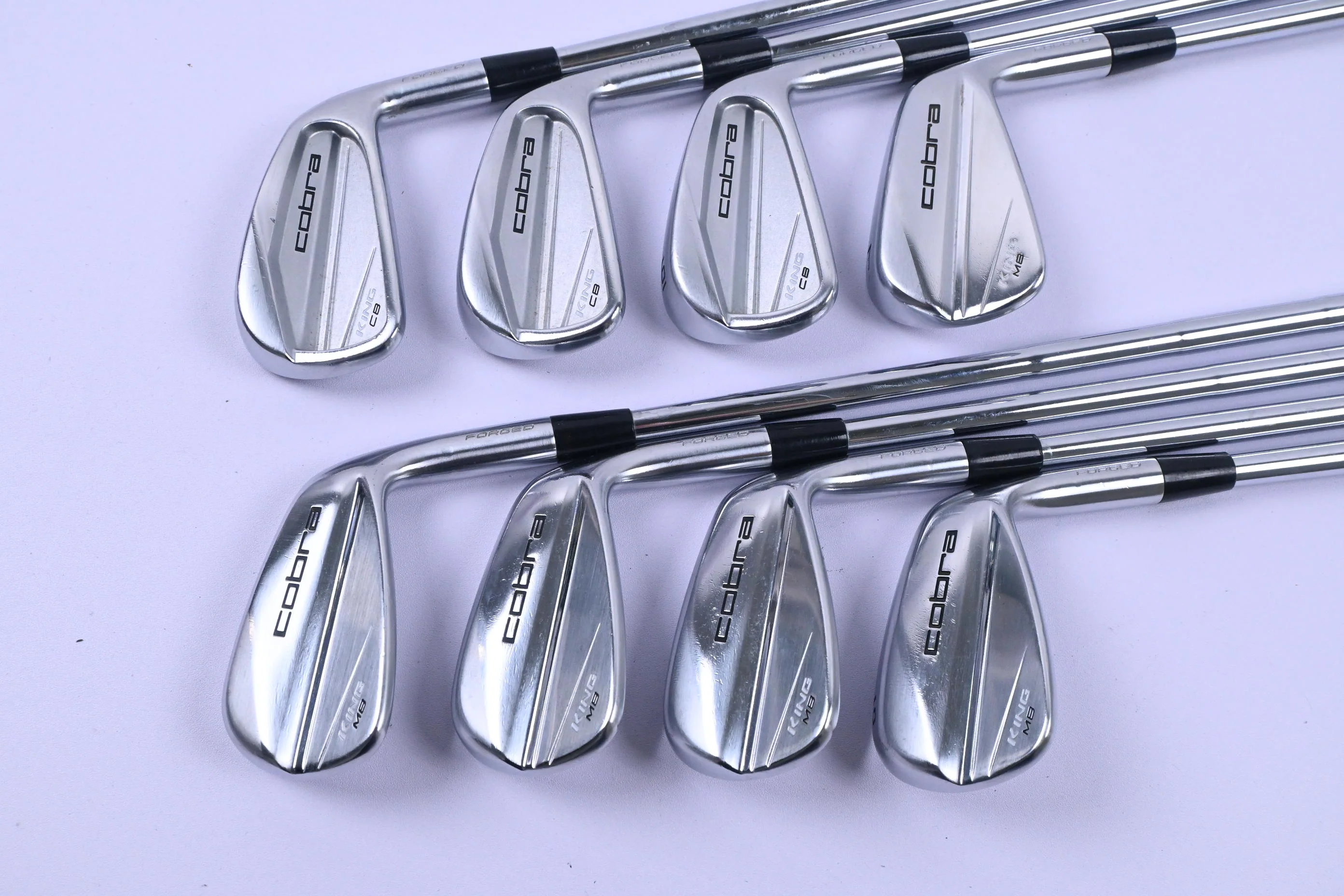 Cobra King CB/MB Combo Irons / 4-PW+GW / X-Flex Dynamic Gold X100 Shafts - Image 2