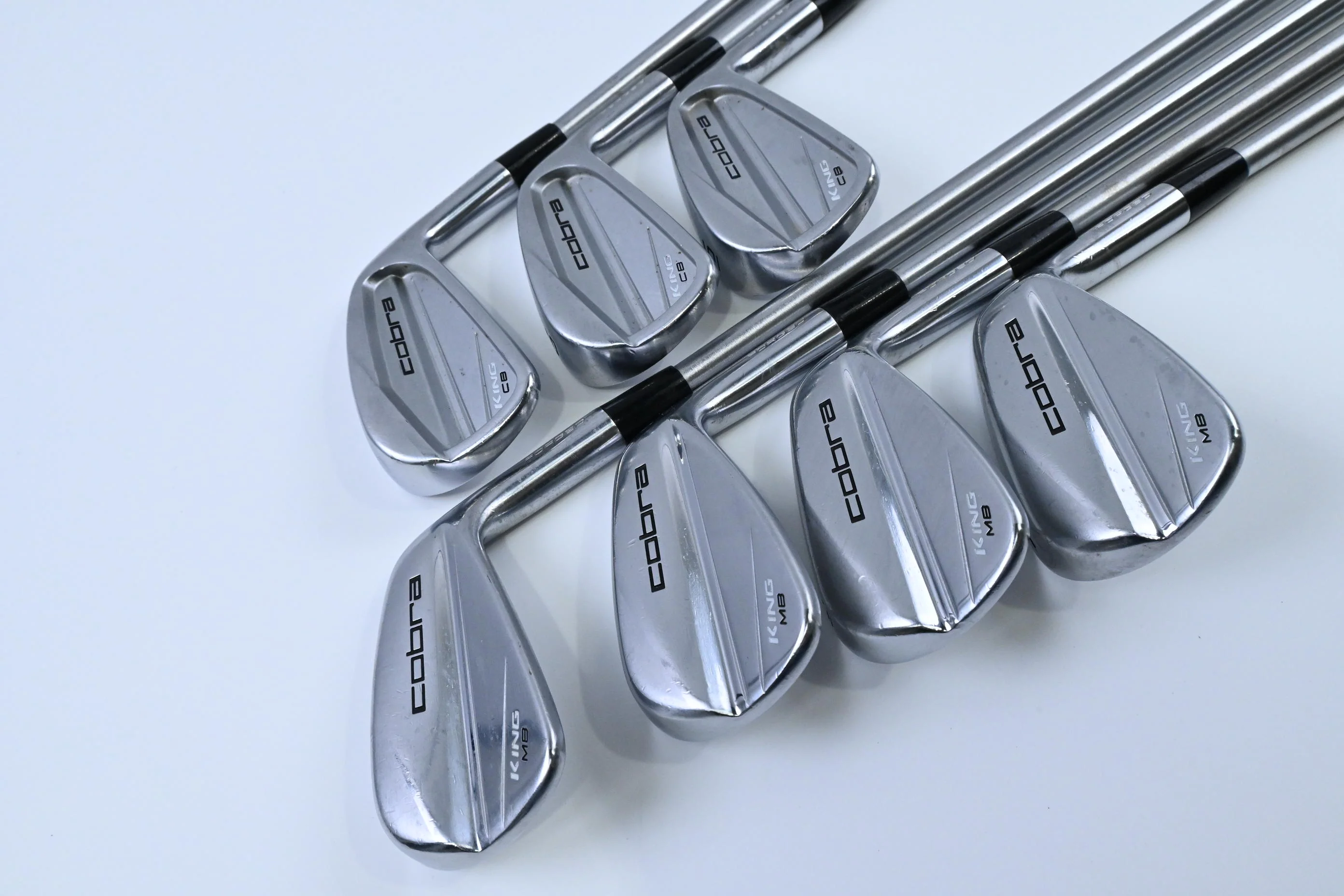 Cobra King CB/MB Combo Set Irons / 4-PW / X-Flex KBS Tour C-Taper 130 Shafts - Image 2