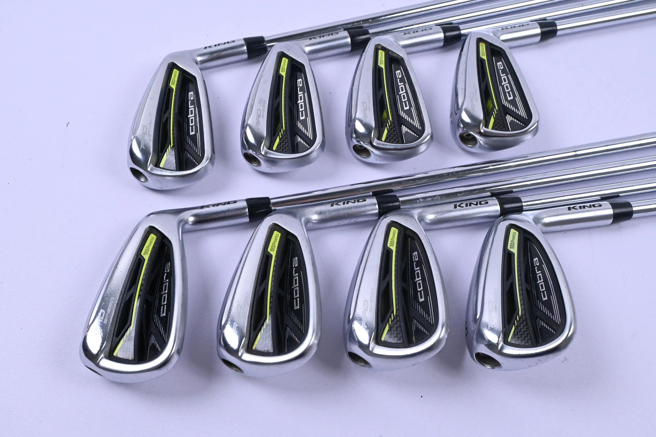 Cobra King Radspeed Irons / 4-PW+GW / Regular Flex KBS Tour 90 Shafts - Image 2
