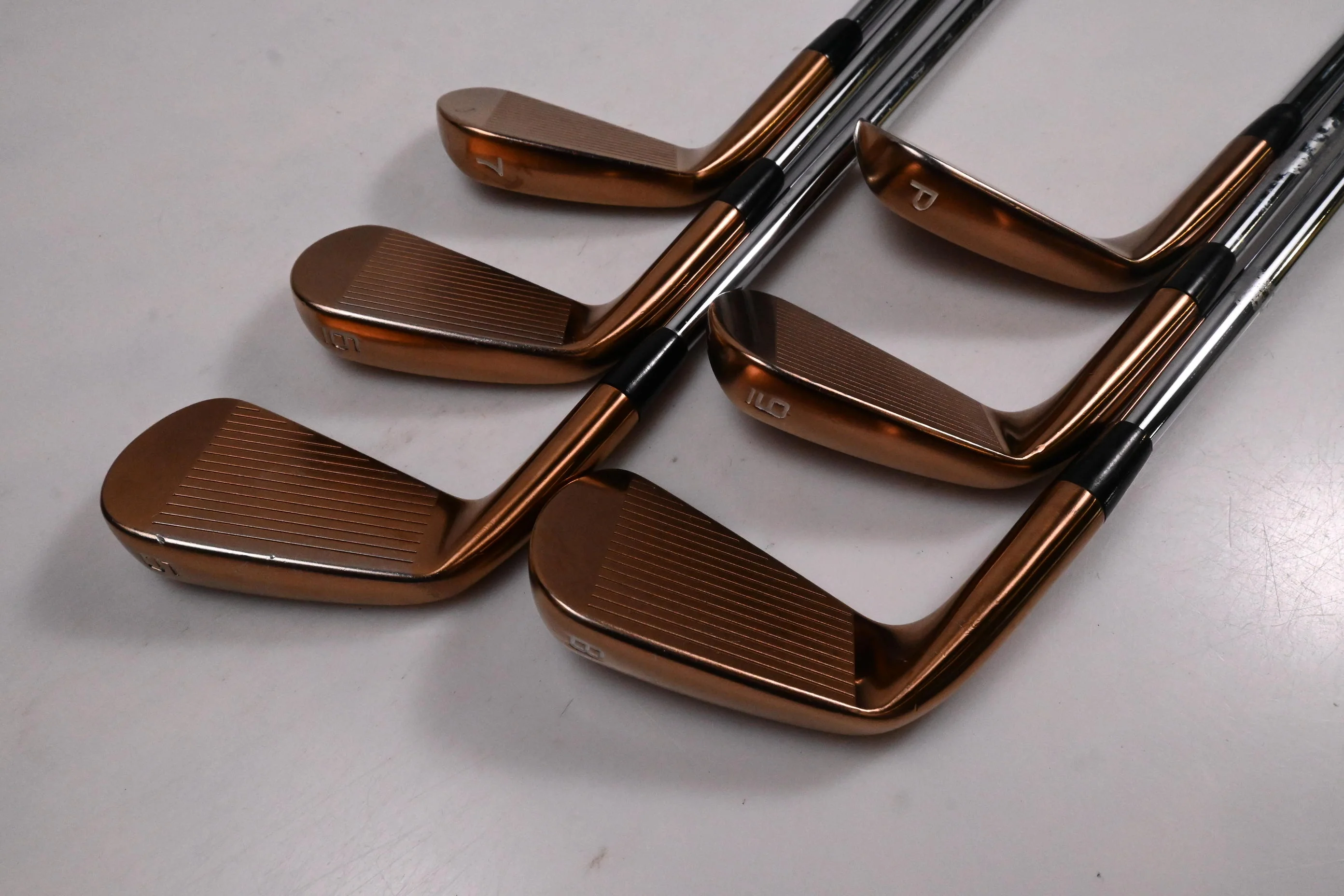 Cobra King RF Forged MB Copper Irons / 5-PW / Regular Flex KBS Tour Lite Shafts - Image 4