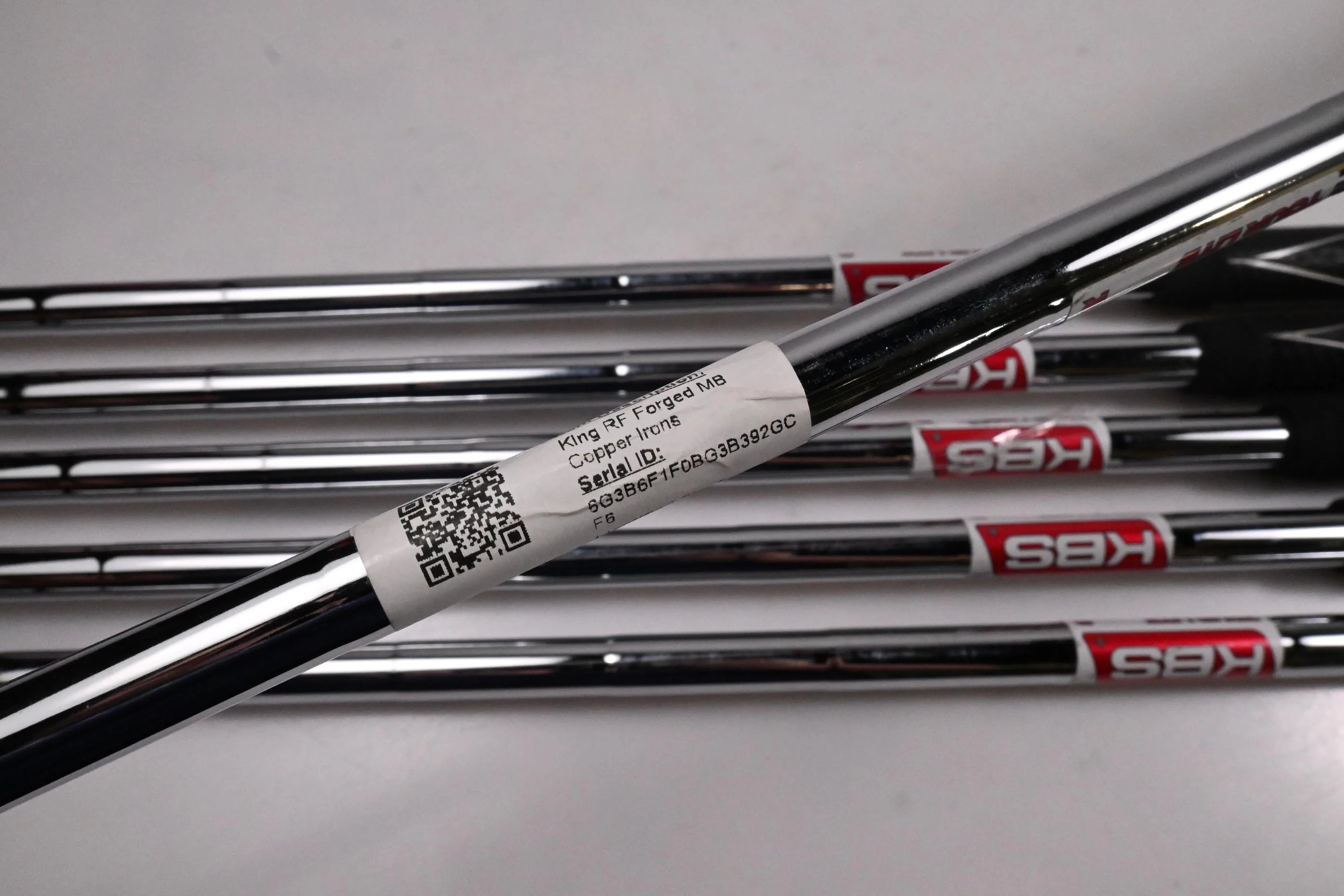 Cobra King RF Forged MB Copper Irons / 5-PW / Regular Flex KBS Tour Lite Shafts - Image 6