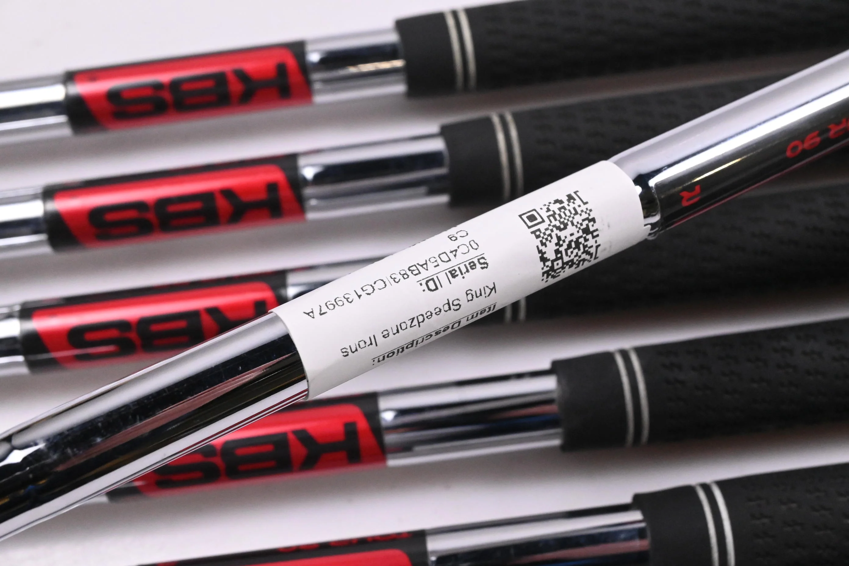 Cobra King Speedzone Irons / 5-PW+GW / Regular Flex KBS Tour 90 Shafts - Image 6