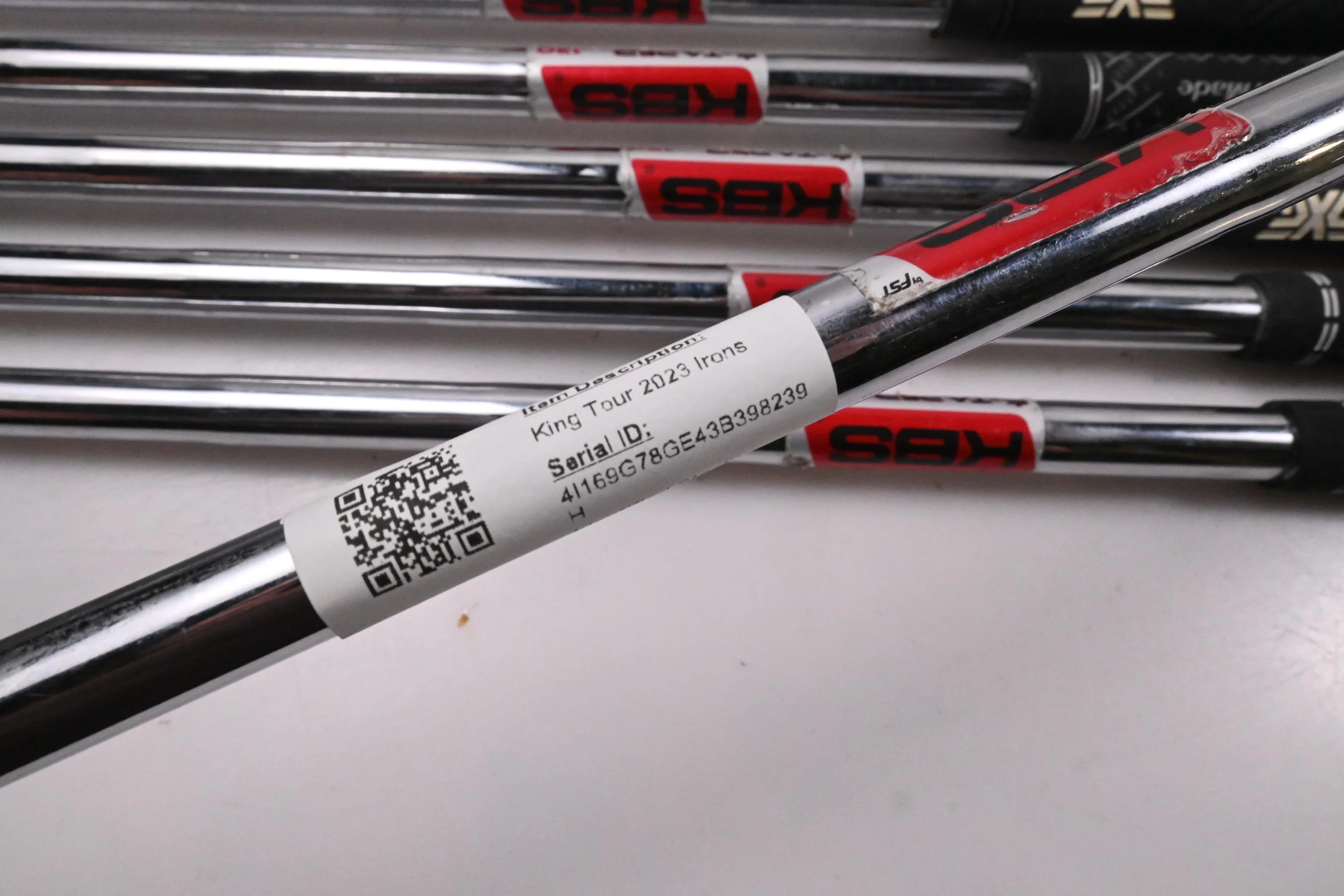 Cobra King Tour 2023 Irons / 4-PW / X-Flex KBS $-Taper 130 Shafts - Image 6