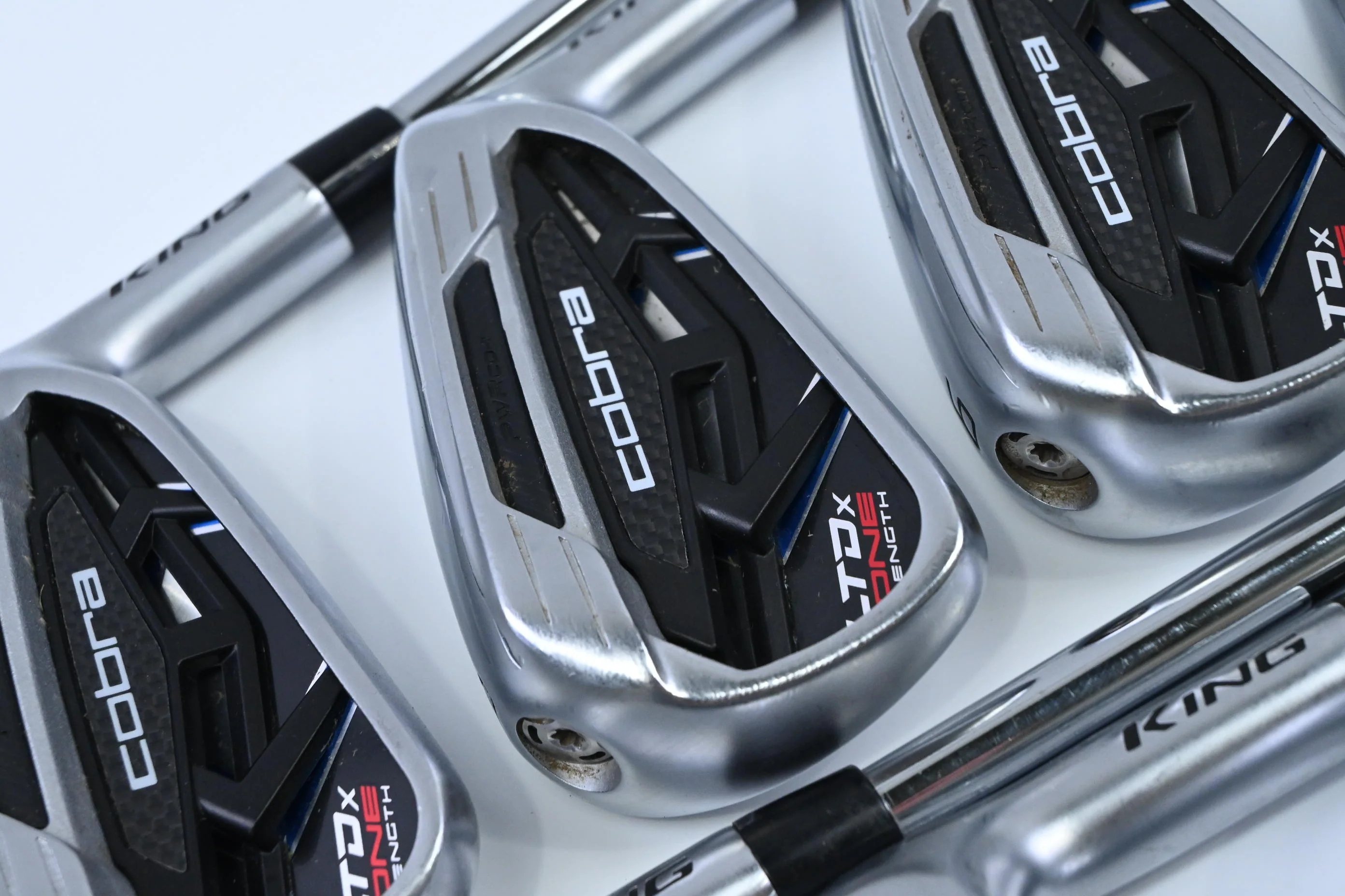Cobra LTDx One Length Irons / 4-PW+GW / Regular Flex KBS Tour 80 Shafts