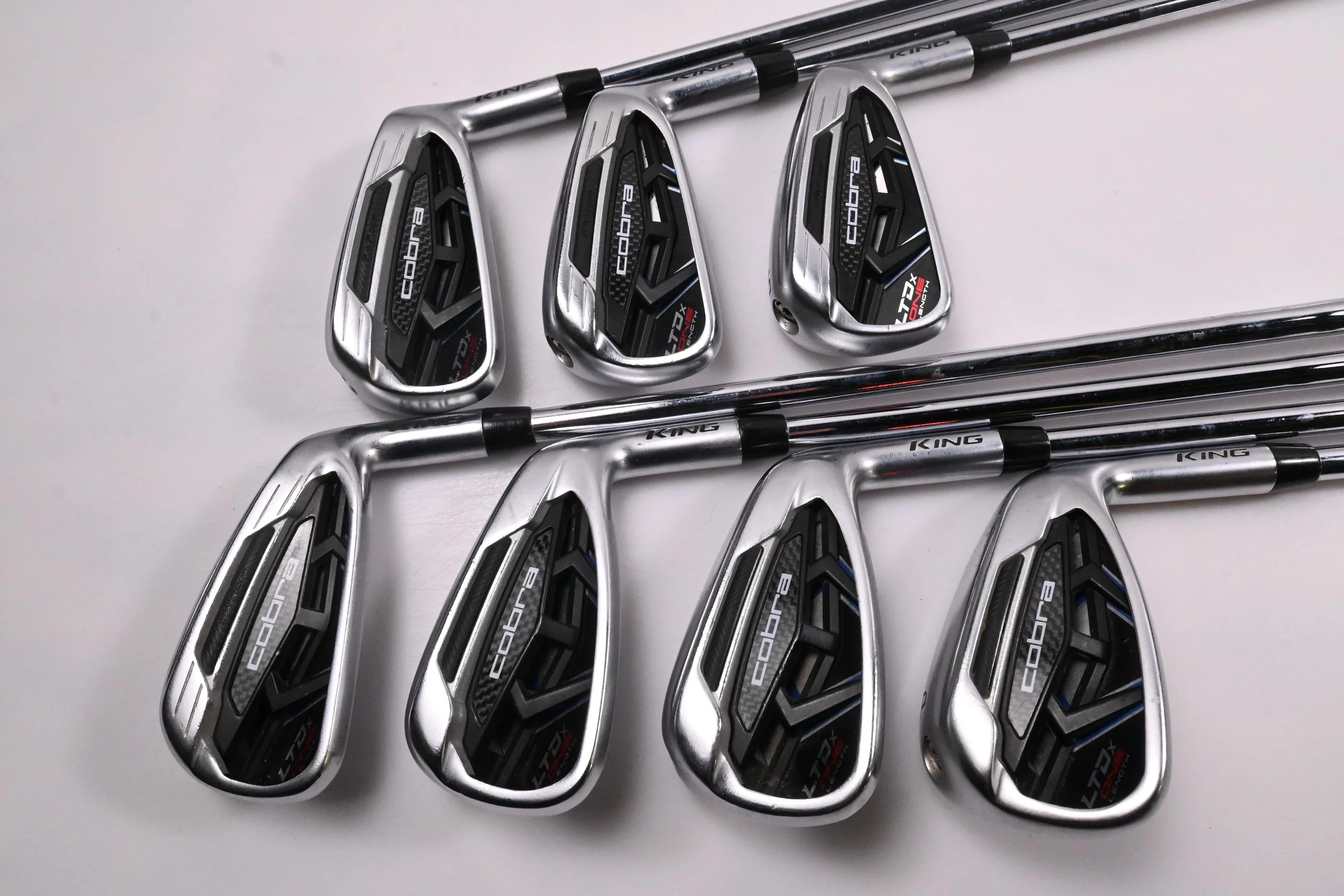 Cobra LTDx One Length Irons / 4-PW / Regular Flex KBS $-Taper Lite Shafts - Image 2