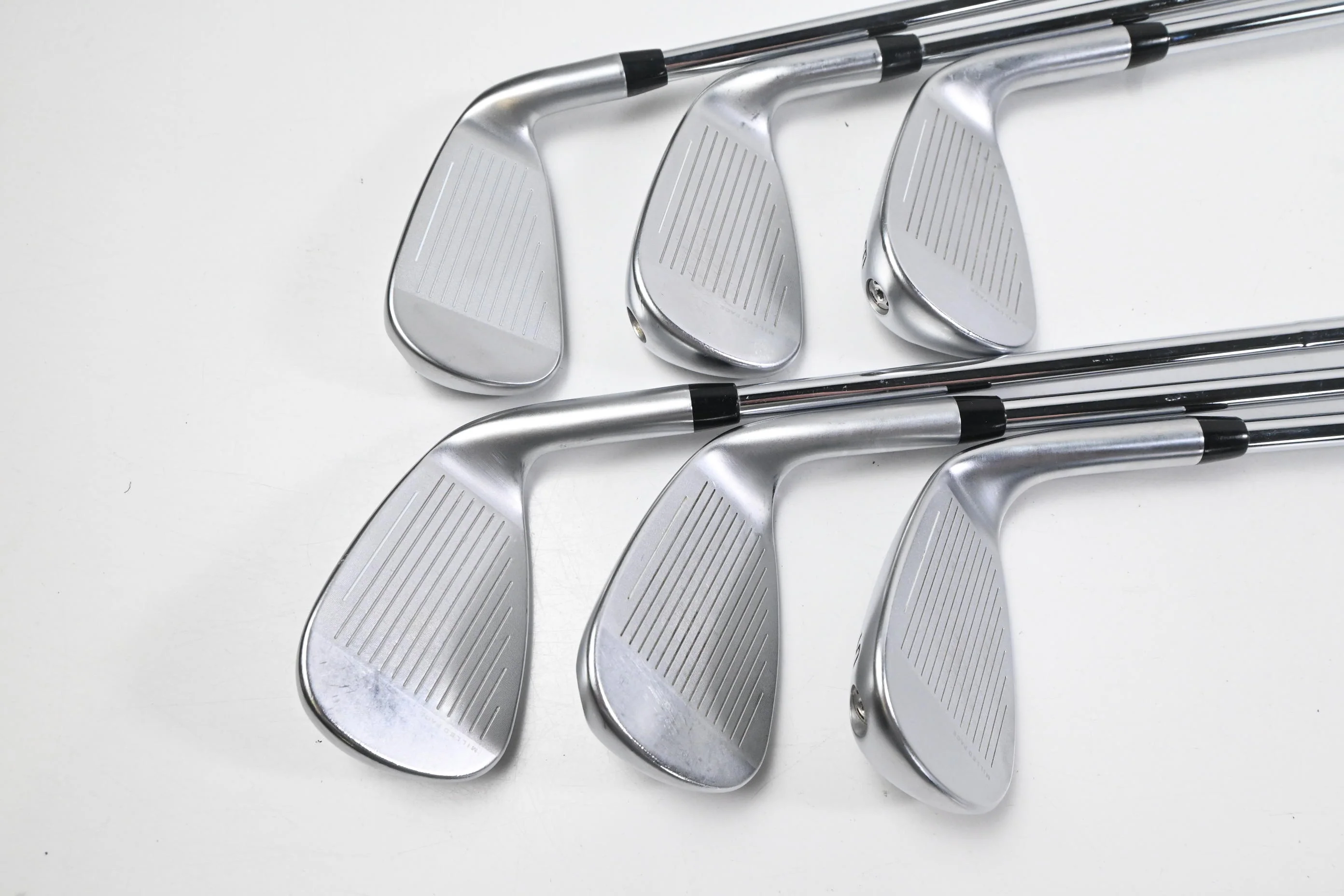 Left Hand Cobra LTDx One Length Irons / 7-PW+GW+SW / Regular Flex KBS Tour 90 - Image 3