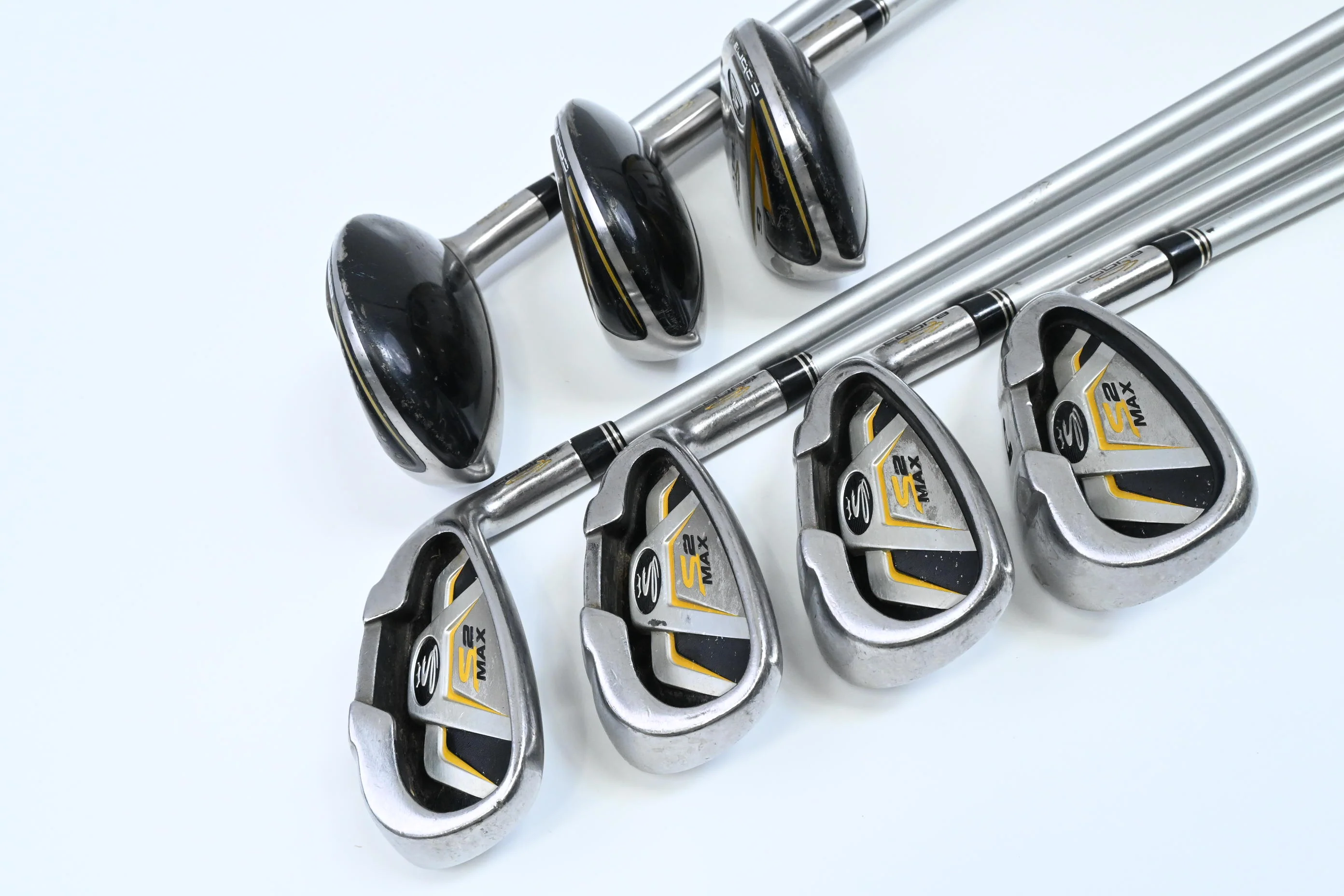 Cobra S2 Max Irons / 4-PW / Senior Flex Aldila DVS 55 Shafts - Image 2