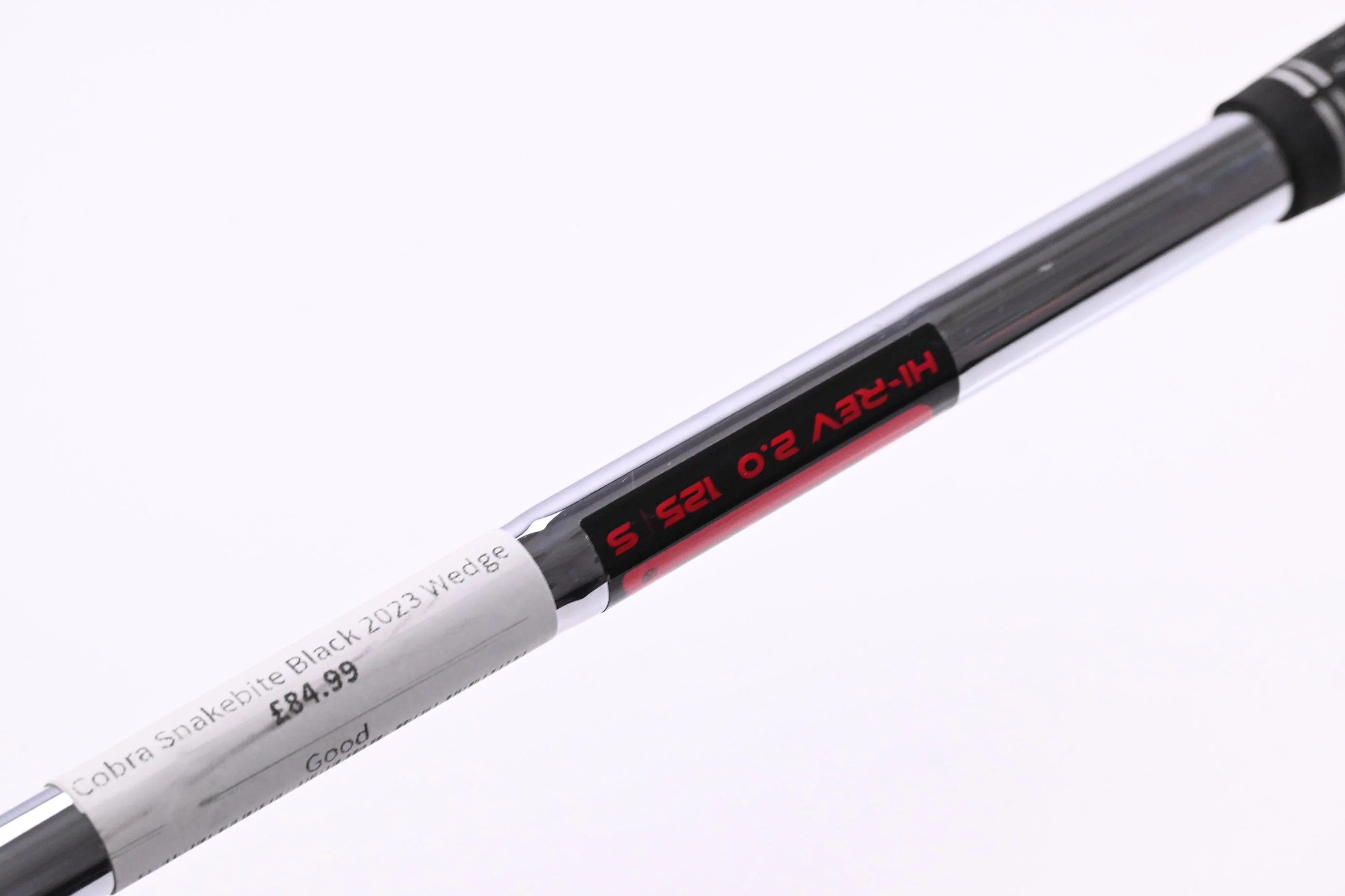 Cobra Snakebite Black 2023 Lob Wedge / 58 Degree / Stiff Flex KBS HI-REV 2.0 125 - Image 4