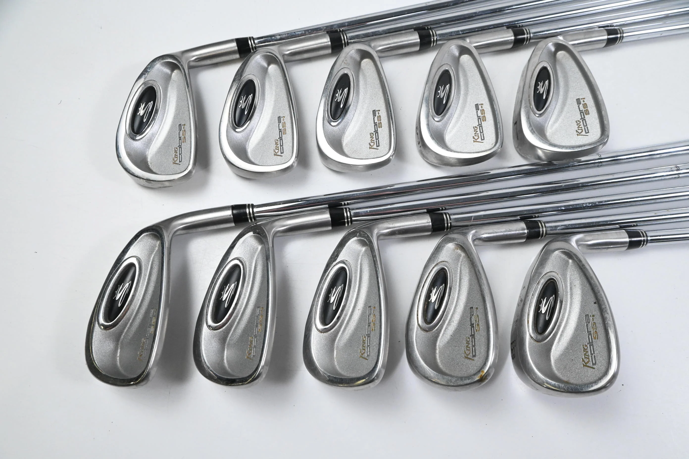 Cobra SS Irons / 3-PW+GW+SW / Regular Flex Rifle Precision Steel Shafts - Image 2