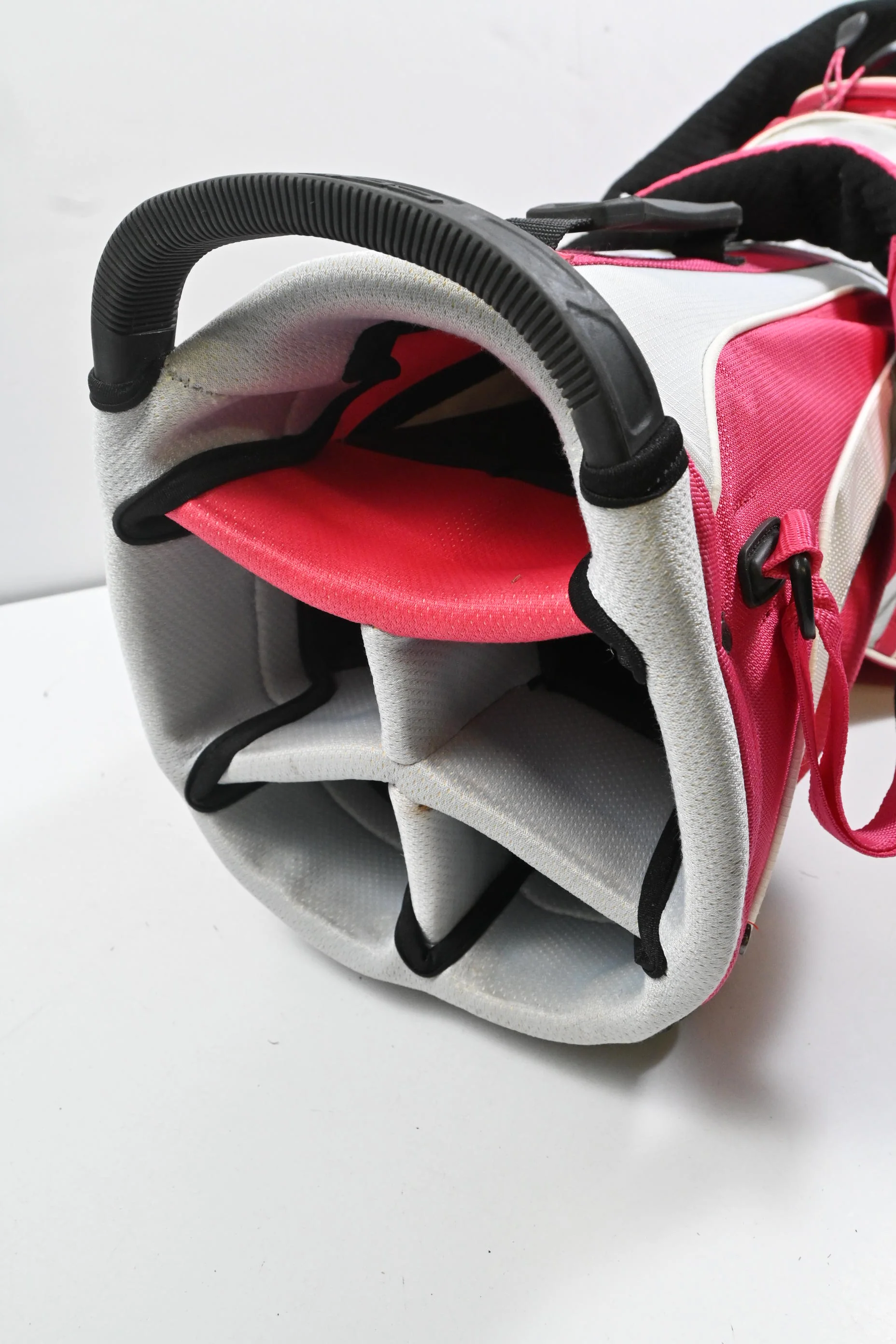 Cobra Stand Bag / 5-Way Divider / Pink & White - Image 5