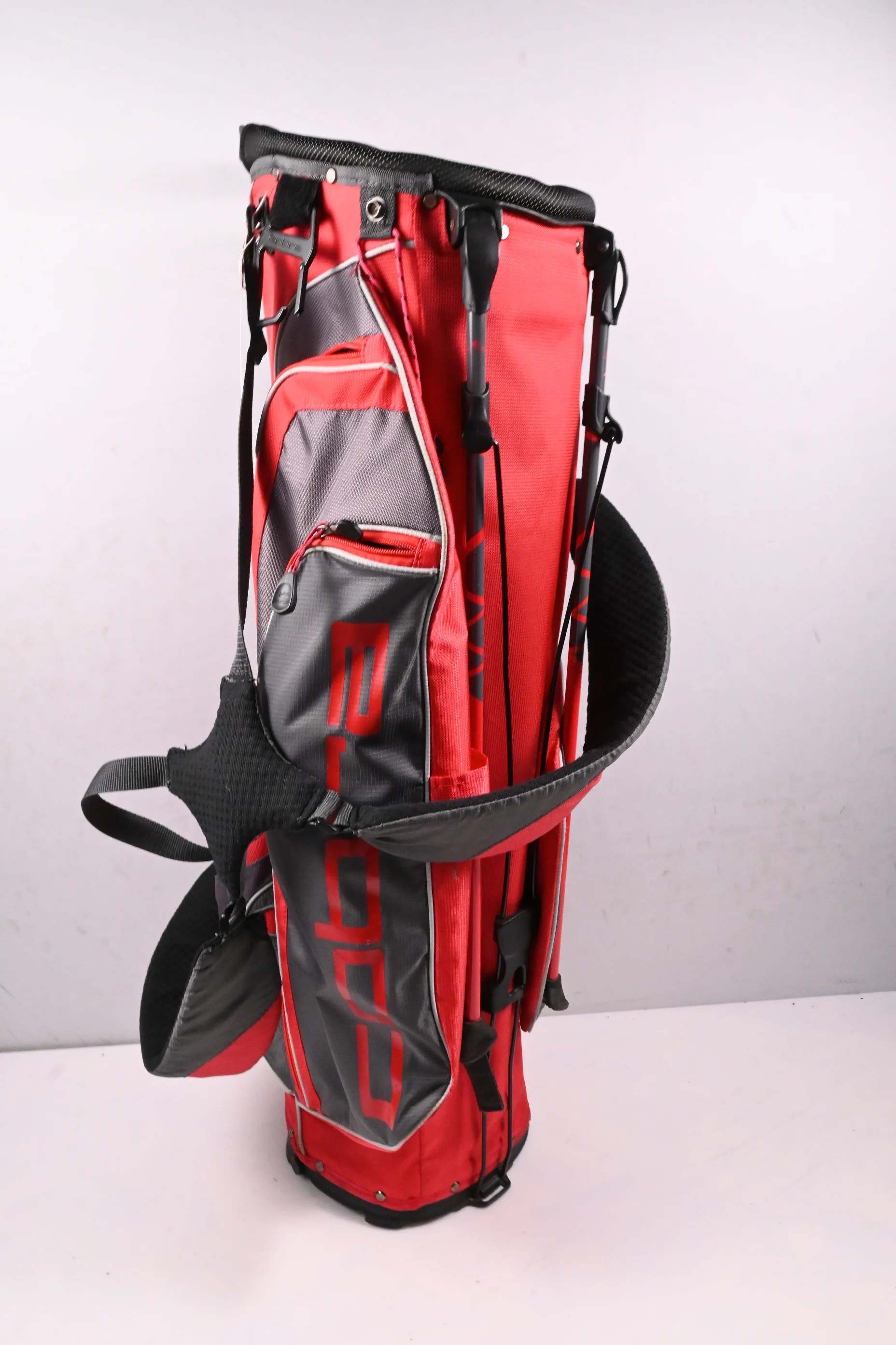Cobra Stand Bag / 5-Way Divider / Red, Grey - Image 5