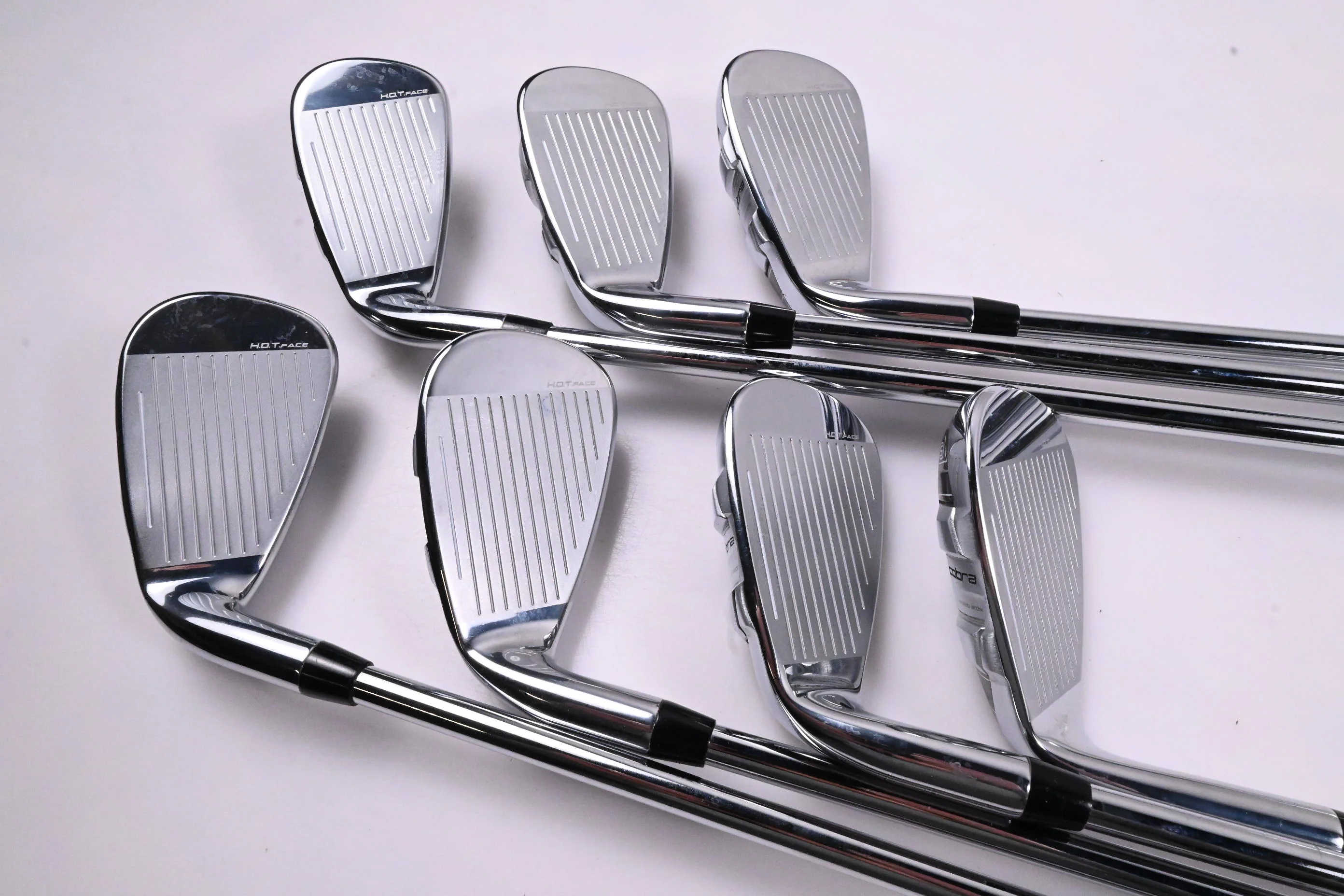 Cobra T-Rail 2023 Irons / 5-PW+SW / Regular Flex KBS MAX 85 Shafts - Image 3