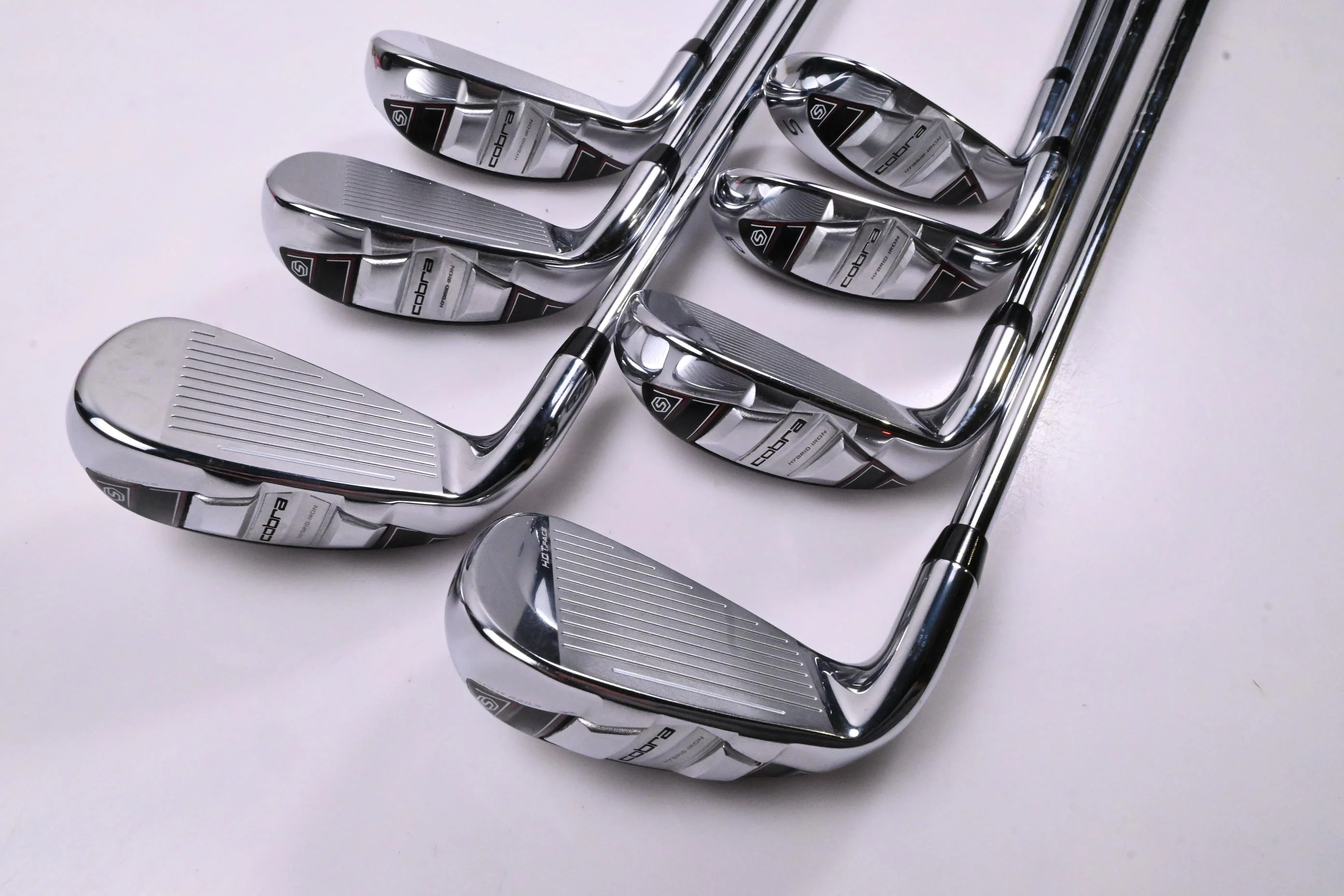 Cobra T-Rail 2023 Irons / 5-PW+SW / Regular Flex KBS MAX 85 Shafts - Image 4