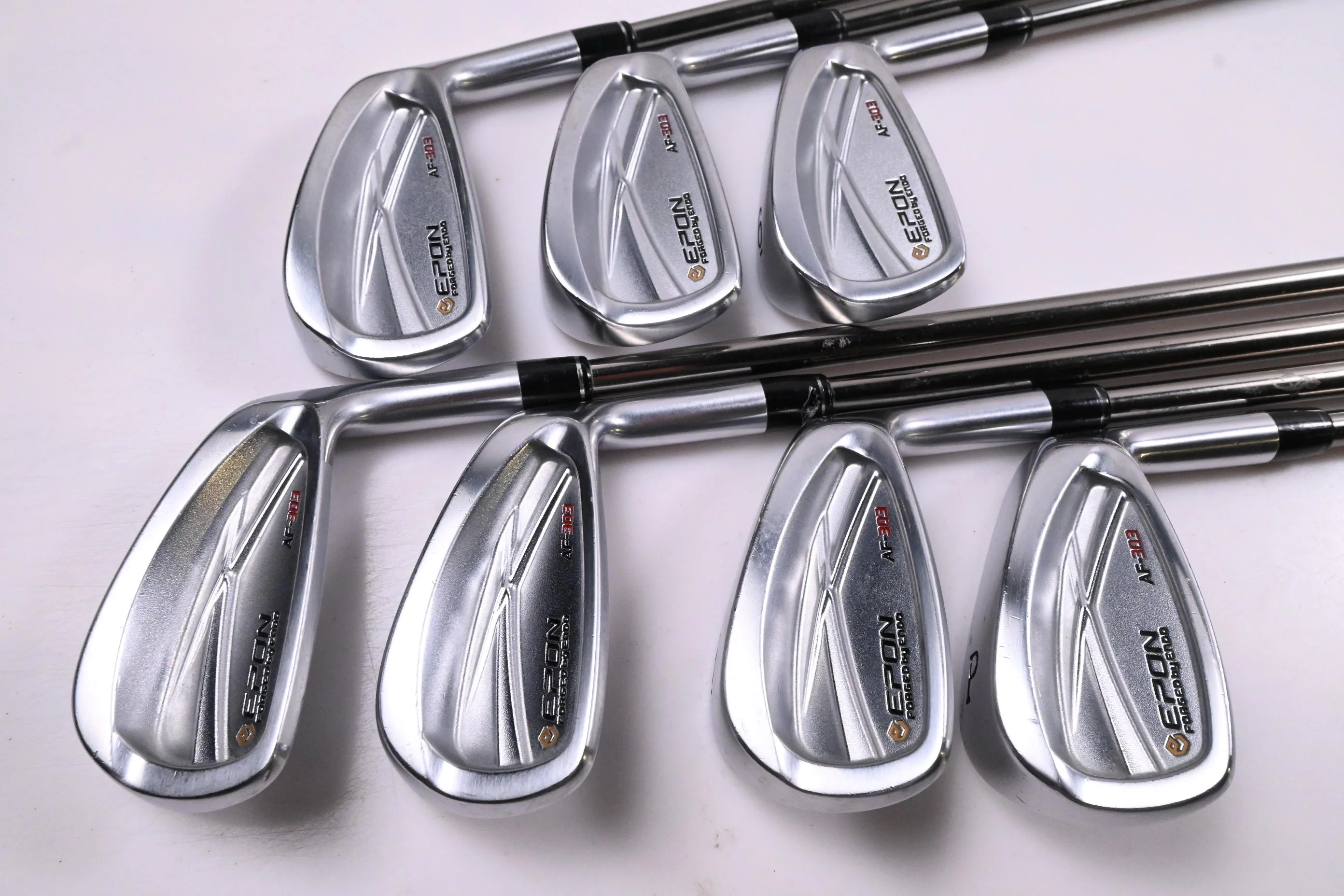 Epon AF-302 Irons / 4-PW / Stiff Flex UST Recoil Prototype 95 Shafts - Image 2
