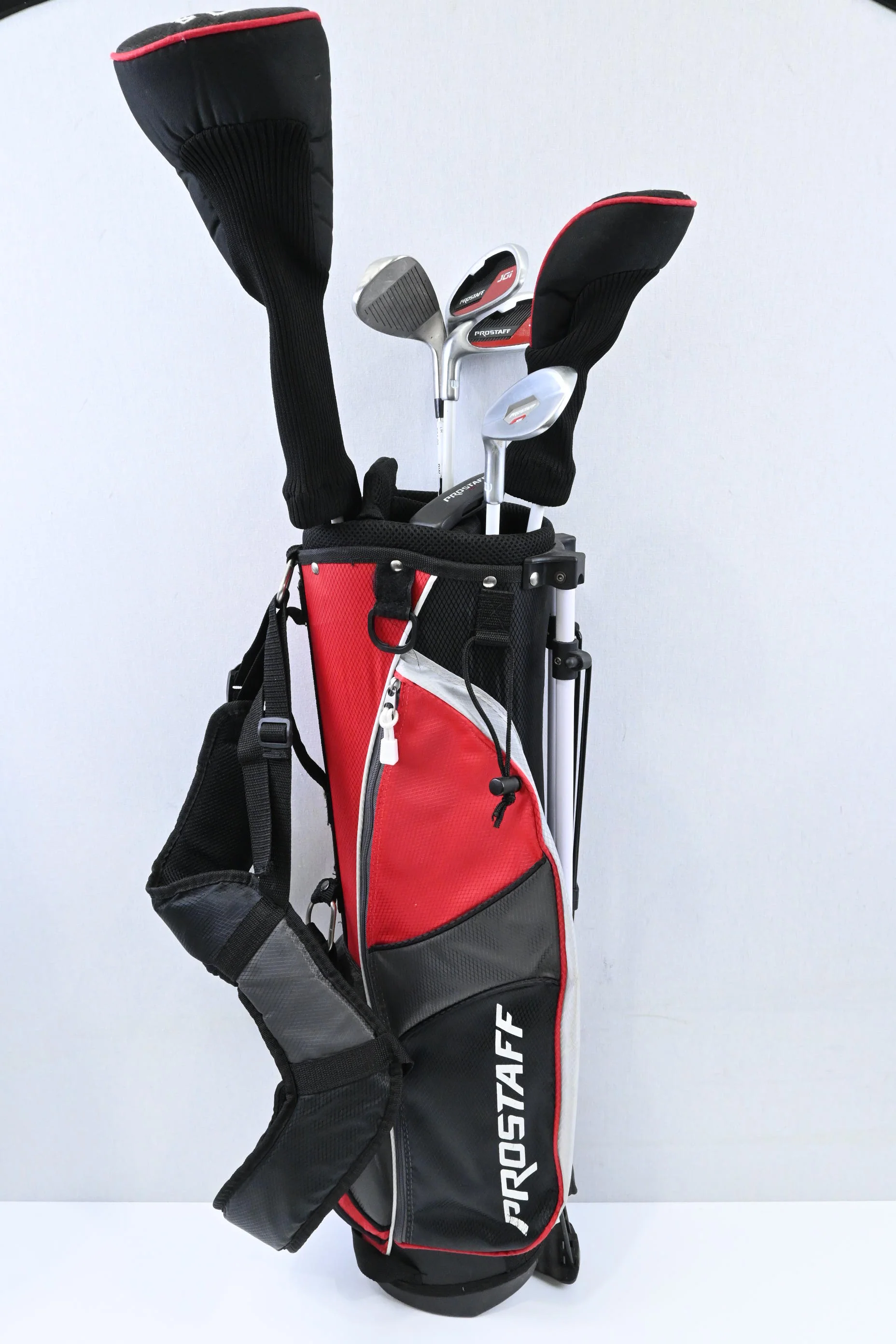 Left Hand Junior Wilson ProStaff Package Set / Wood, Hybrid, Irons, Putter, Bag