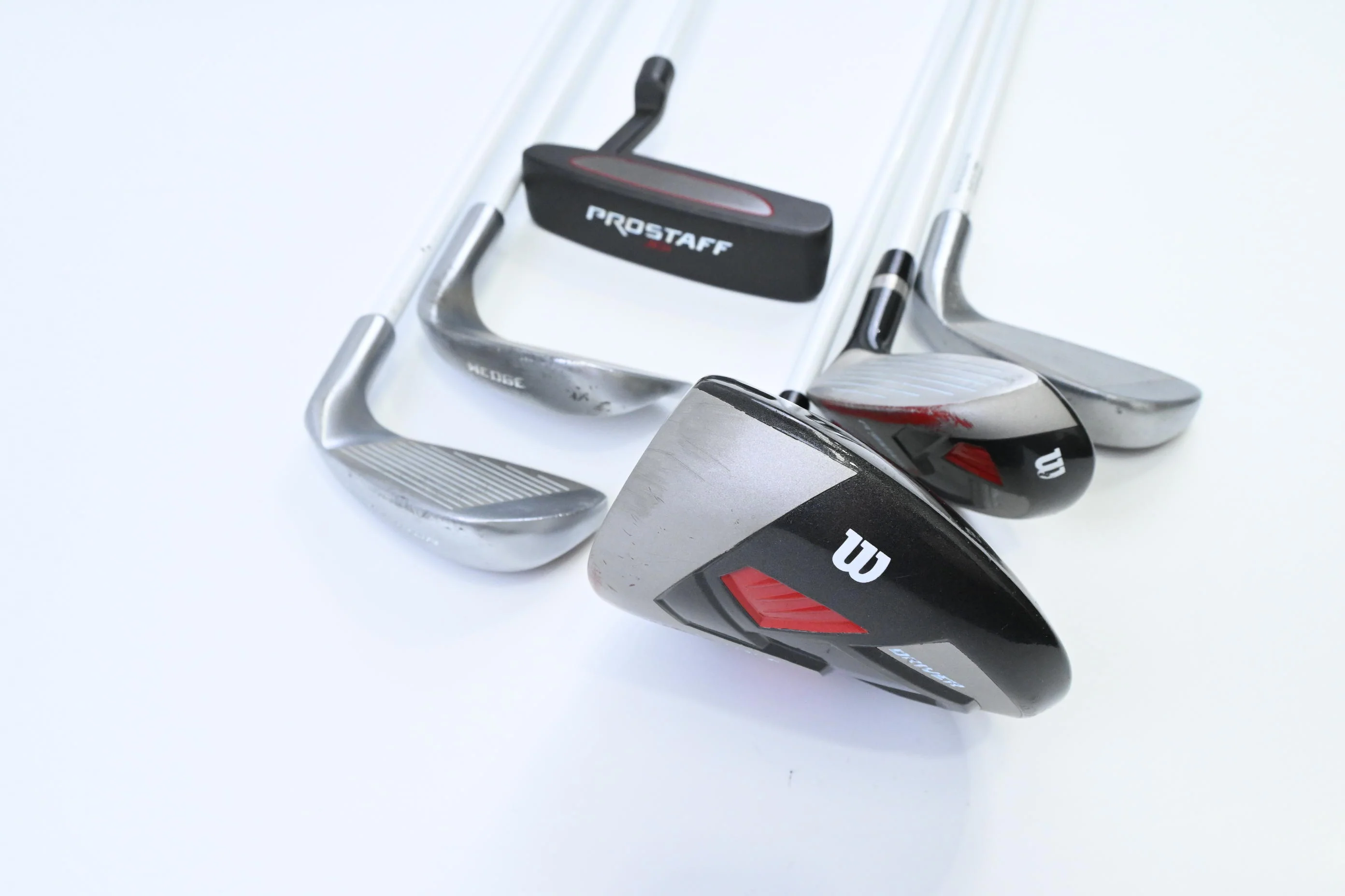 Left Hand Junior Wilson ProStaff Package Set / Wood, Hybrid, Irons, Putter, Bag - Image 5