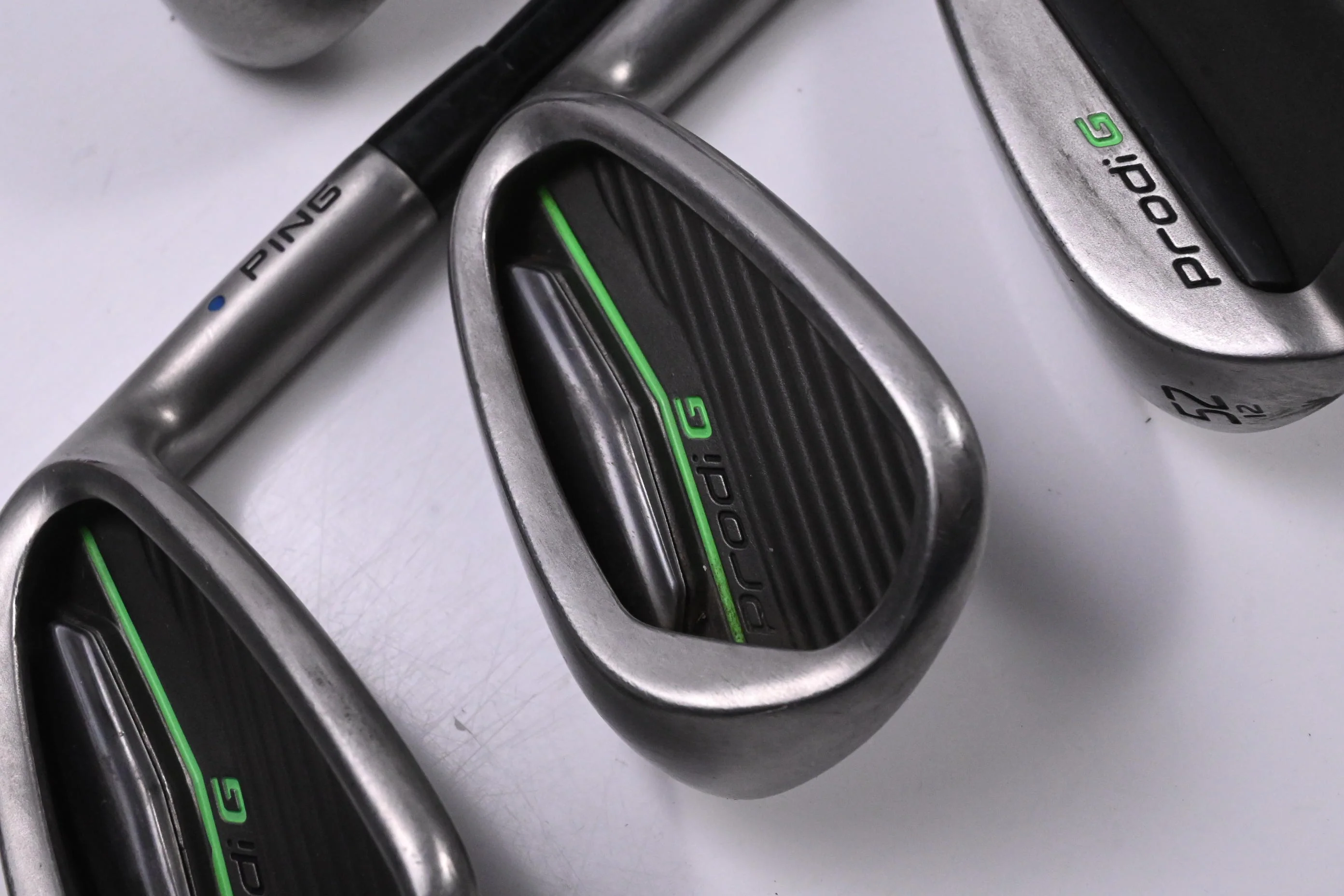 Ping ProdiG Irons / 6+8-PW+GW+SW / Blue Dot / Stiff Flex Ping Prodi G Shafts