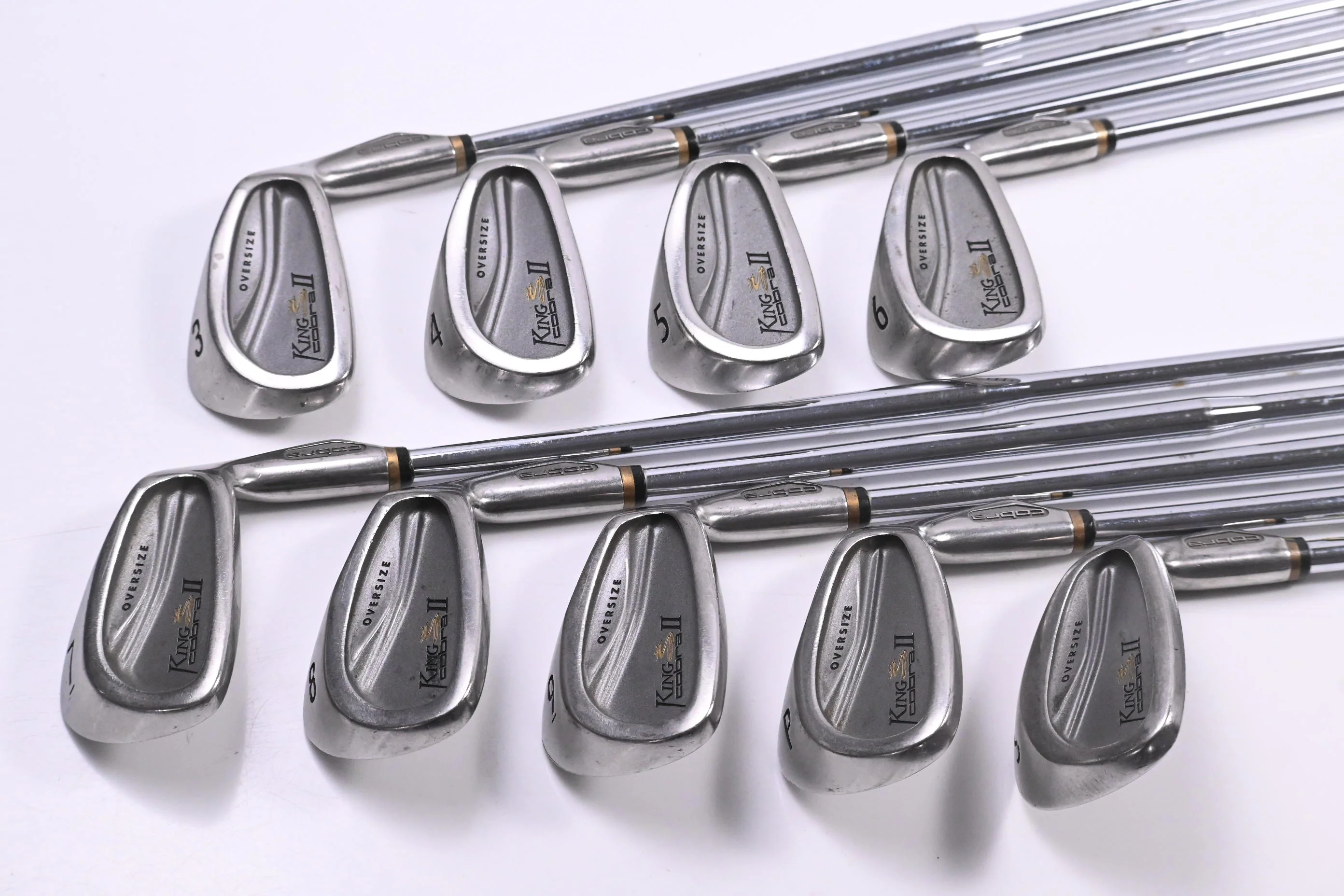 King Cobra Oversize II Irons / 3-PW+SW / Regular Flex Cobra Steel Shafts - Image 2