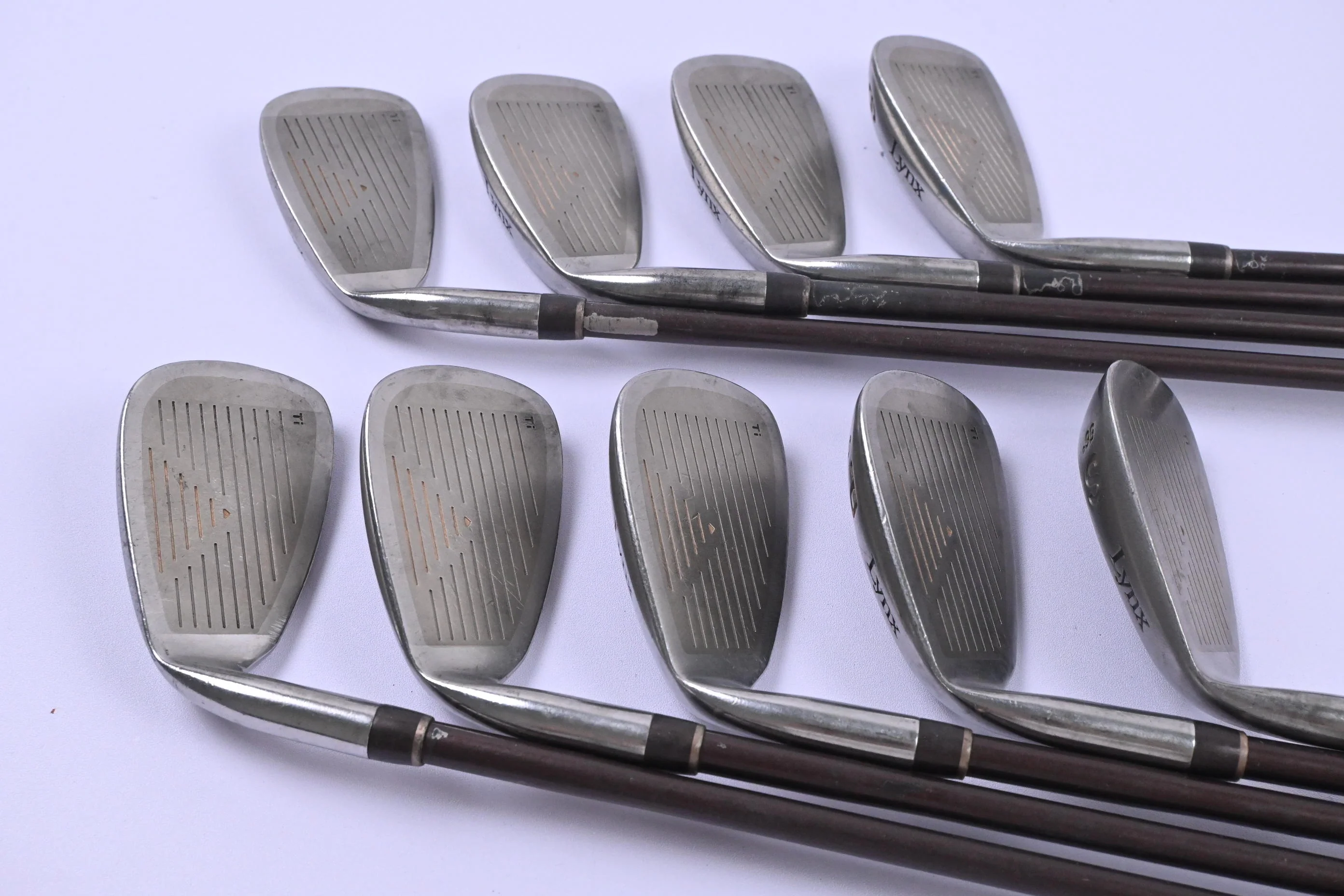 Ladies Lynx Crystal Cat Irons / 3-PW+SW / Ladies Flex Lynx Dual Flare Shafts - Image 3