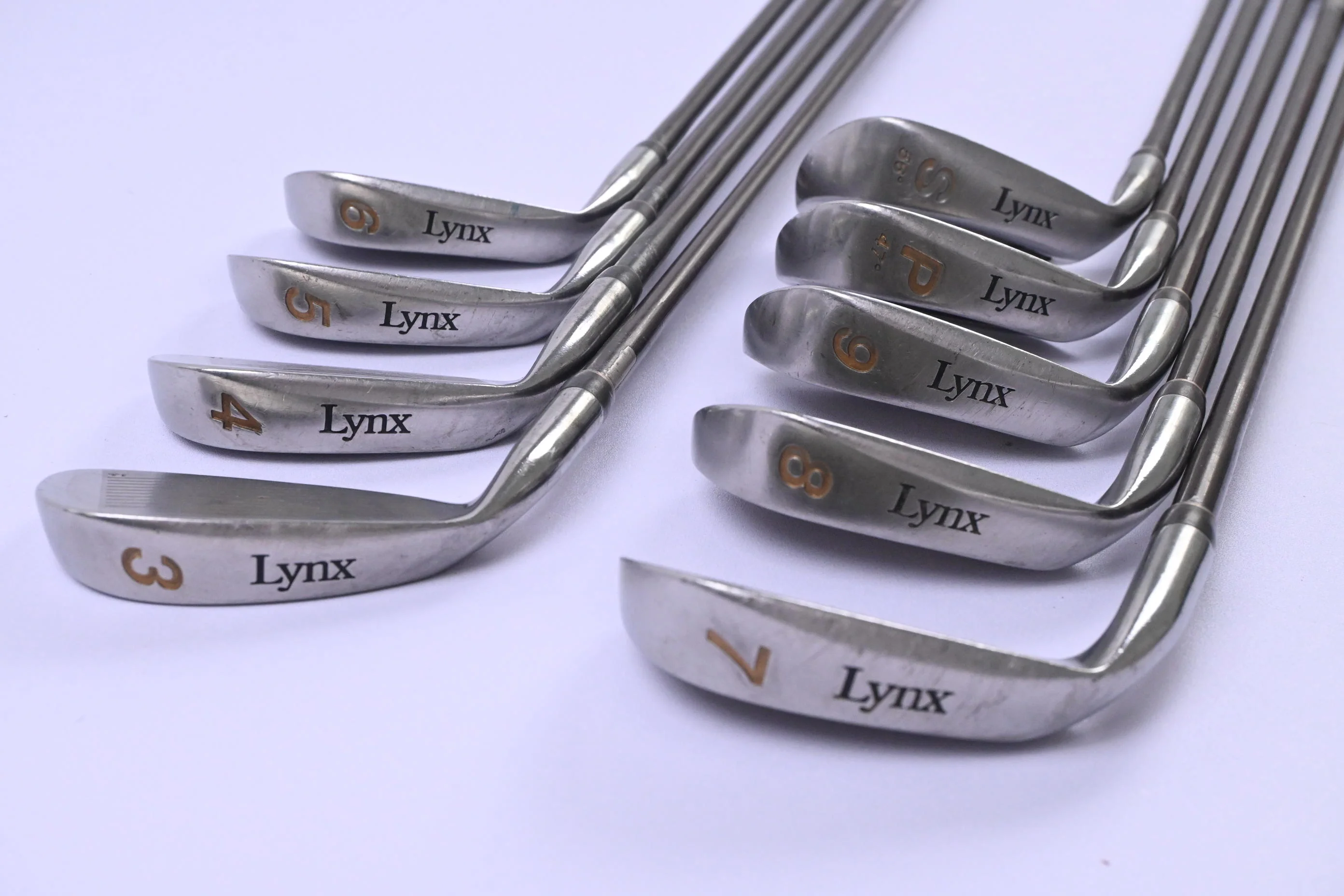 Ladies Lynx Crystal Cat Irons / 3-PW+SW / Ladies Flex Lynx Dual Flare Shafts - Image 4