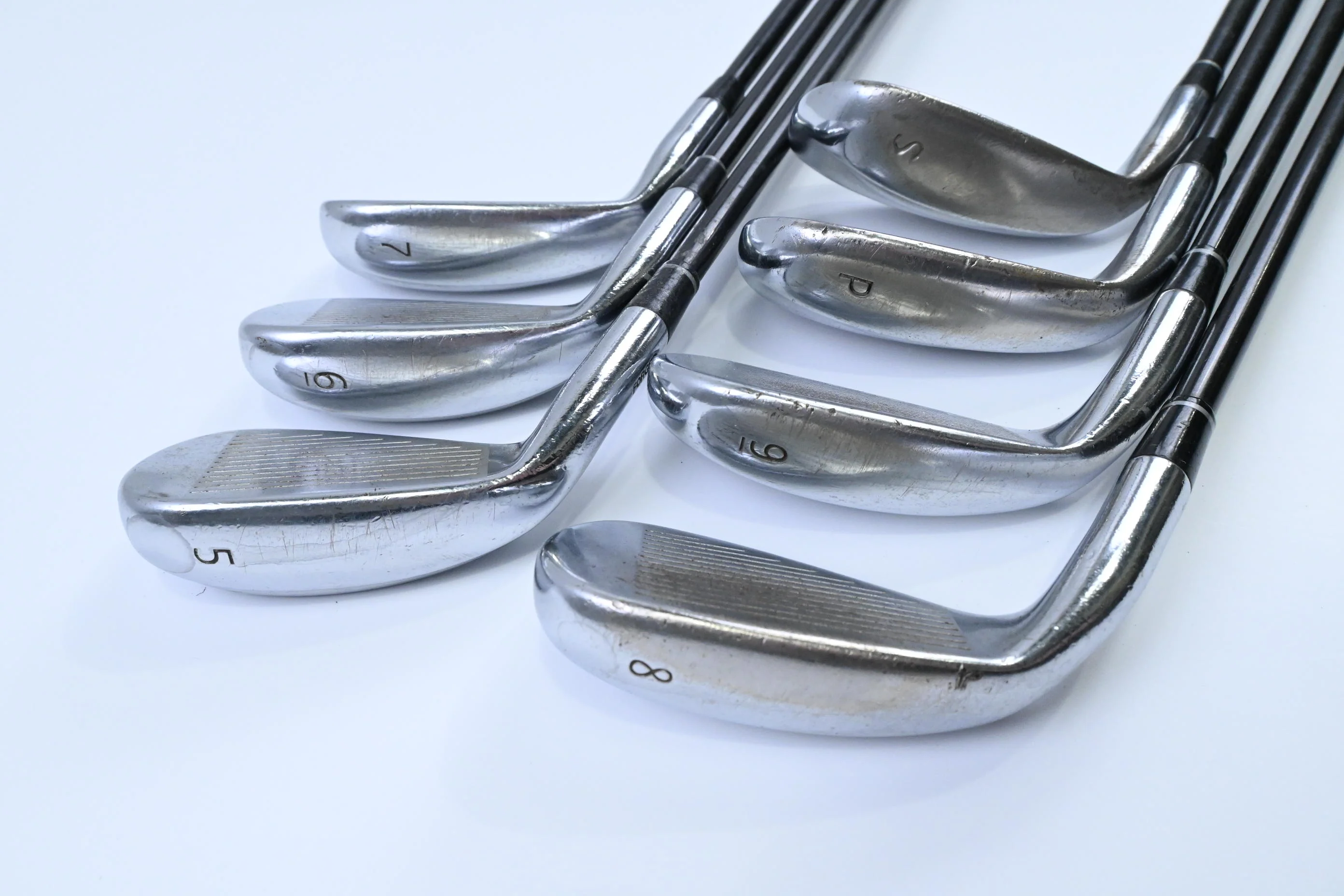 MacGregor M455 V-Foil Irons / 5-PW+SW / Regular Flex Graphite Design YS Shafts - Image 4