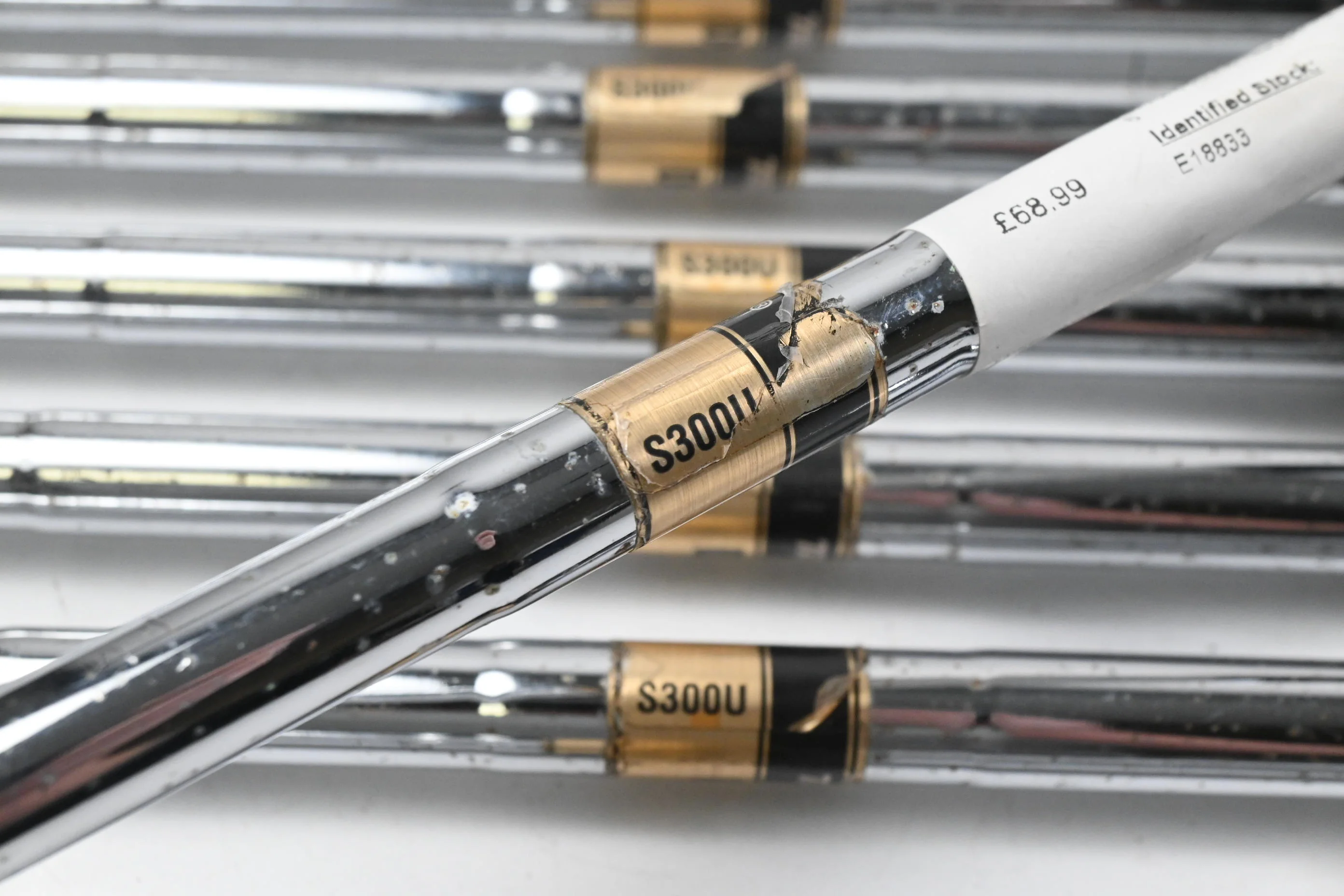 Maxfli Revolution Black Dot Irons / 3-PW / Stiff Flex Dynamic Gold S300U Shafts - Image 5